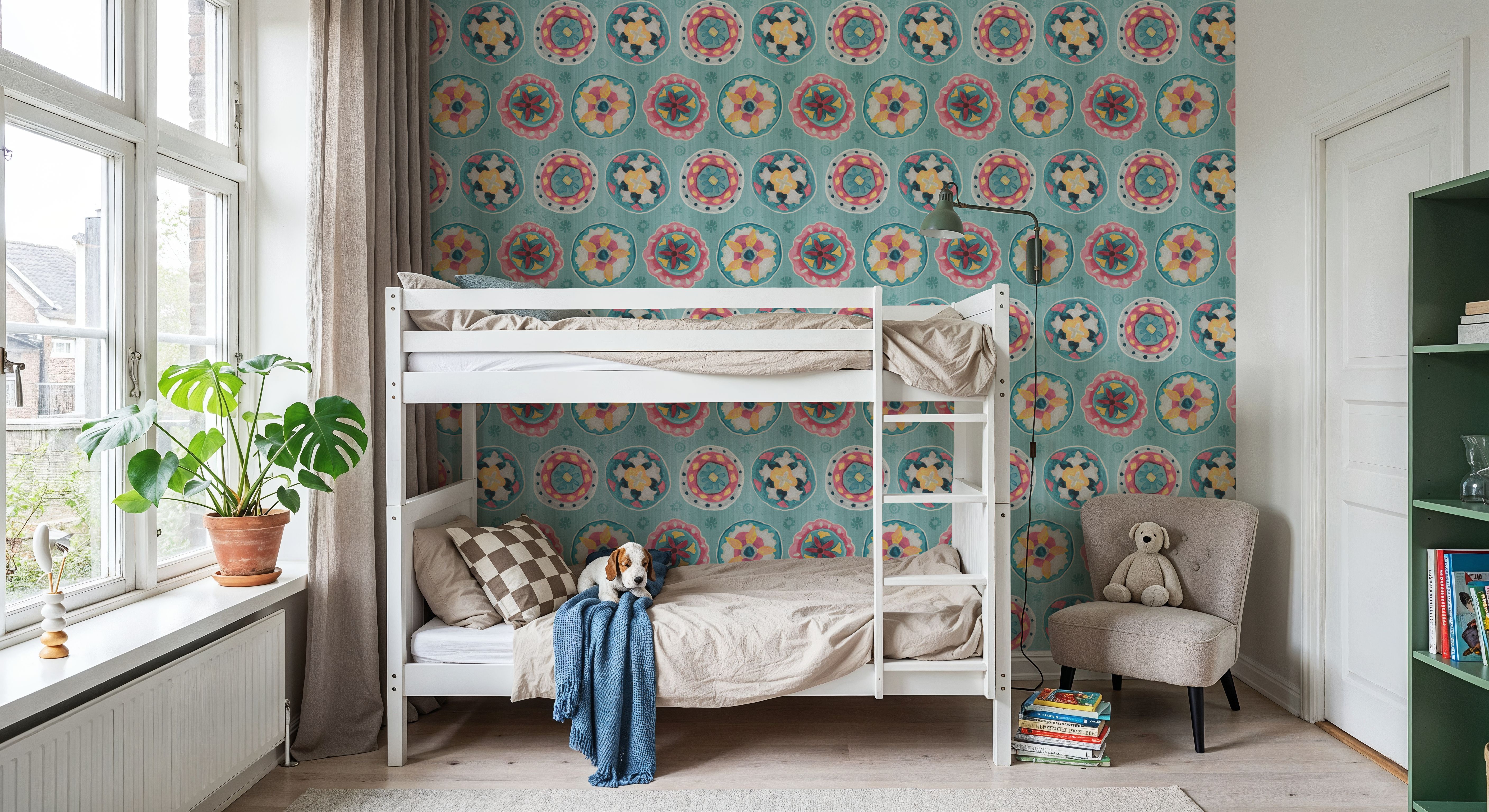 Boho Circles Blue