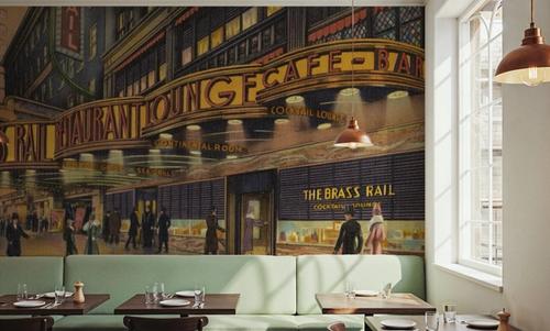 Greetings from The Brass Rail - Screenprint Postcard