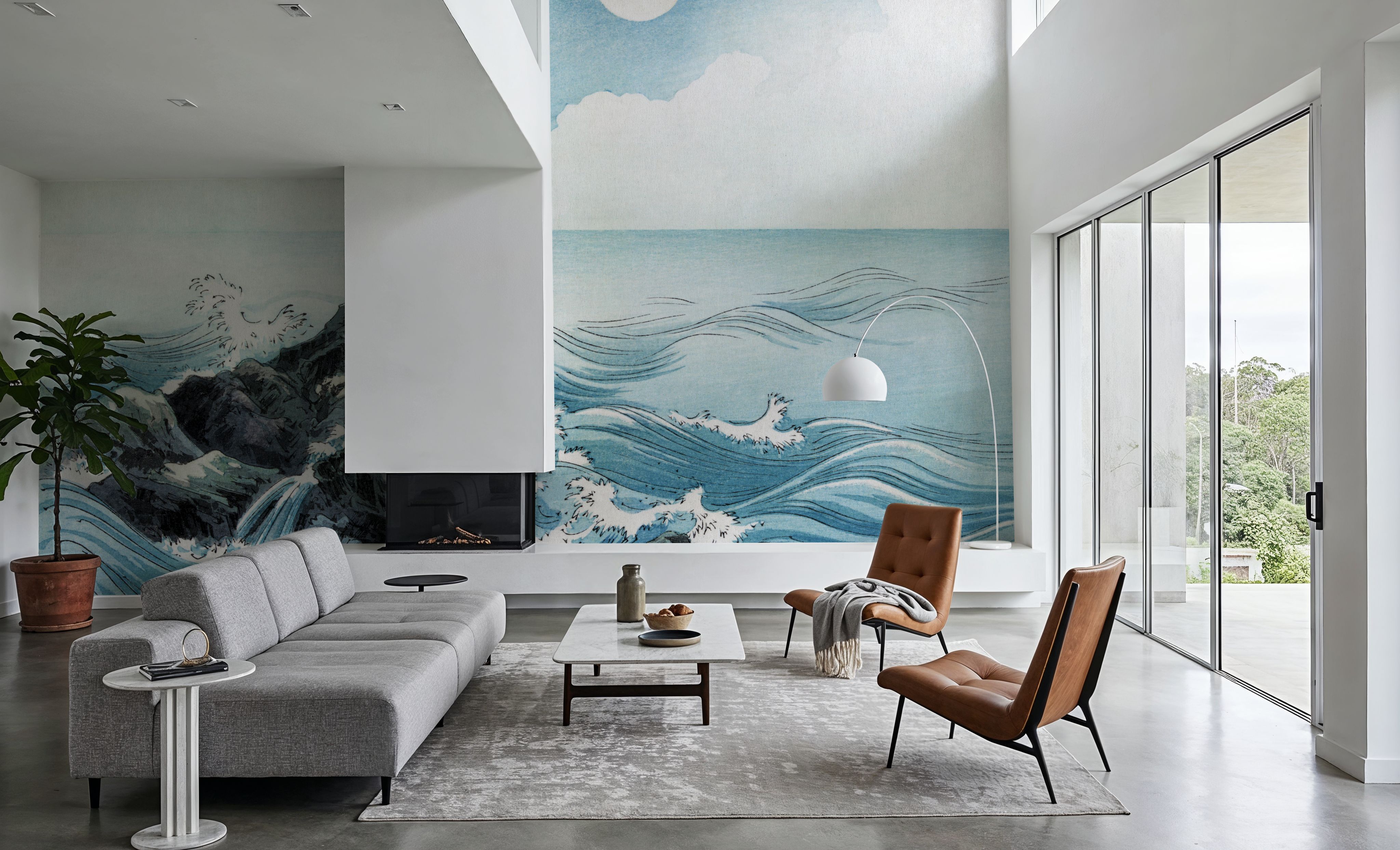 Kojima Island, Japanese Woodcut