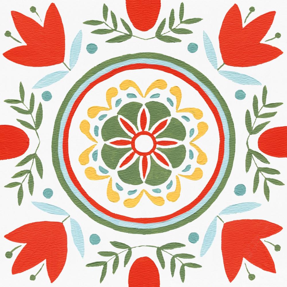 Tex Mex Mandala Tile I