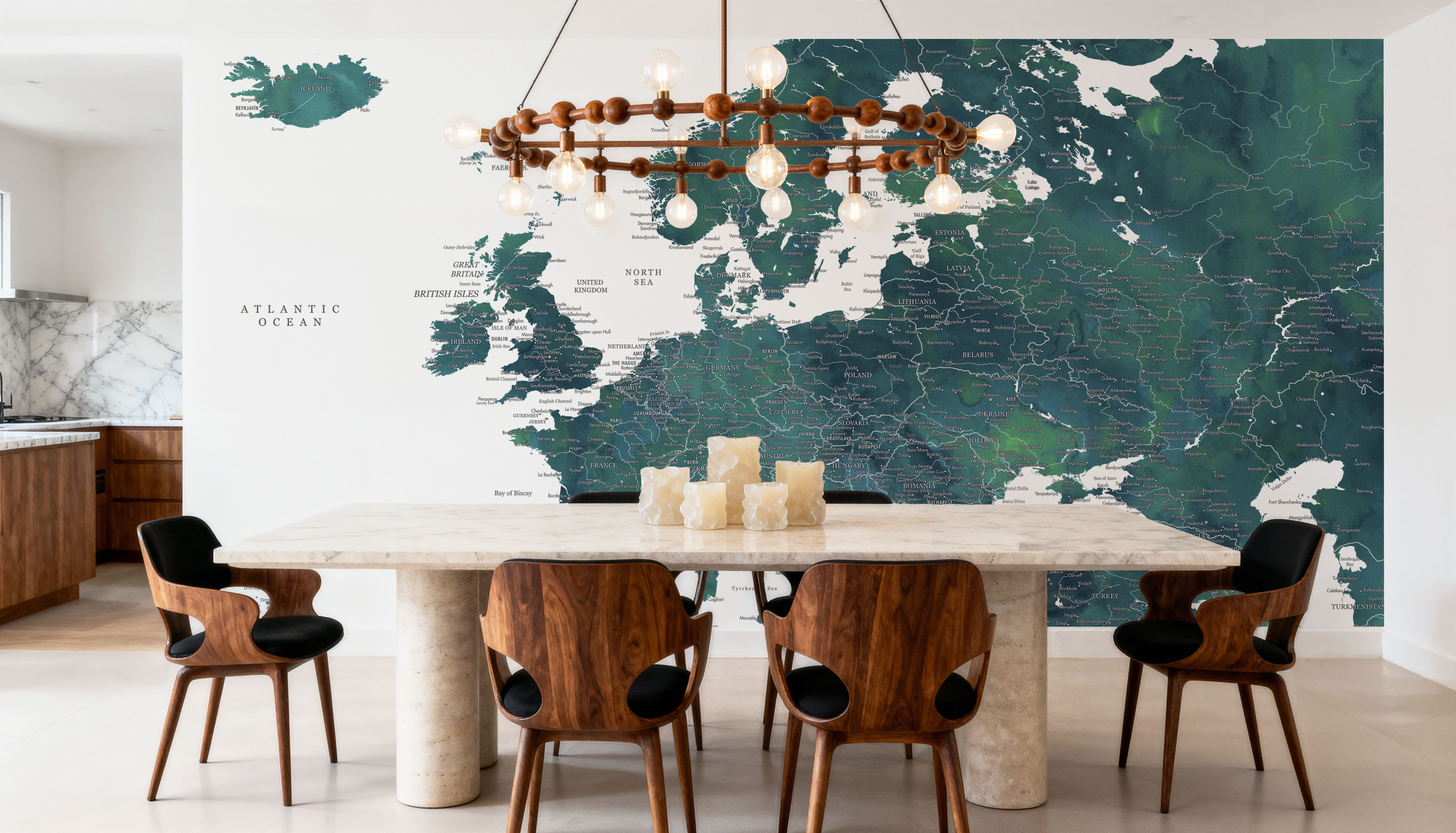 Europe Map Detailed - Nyla