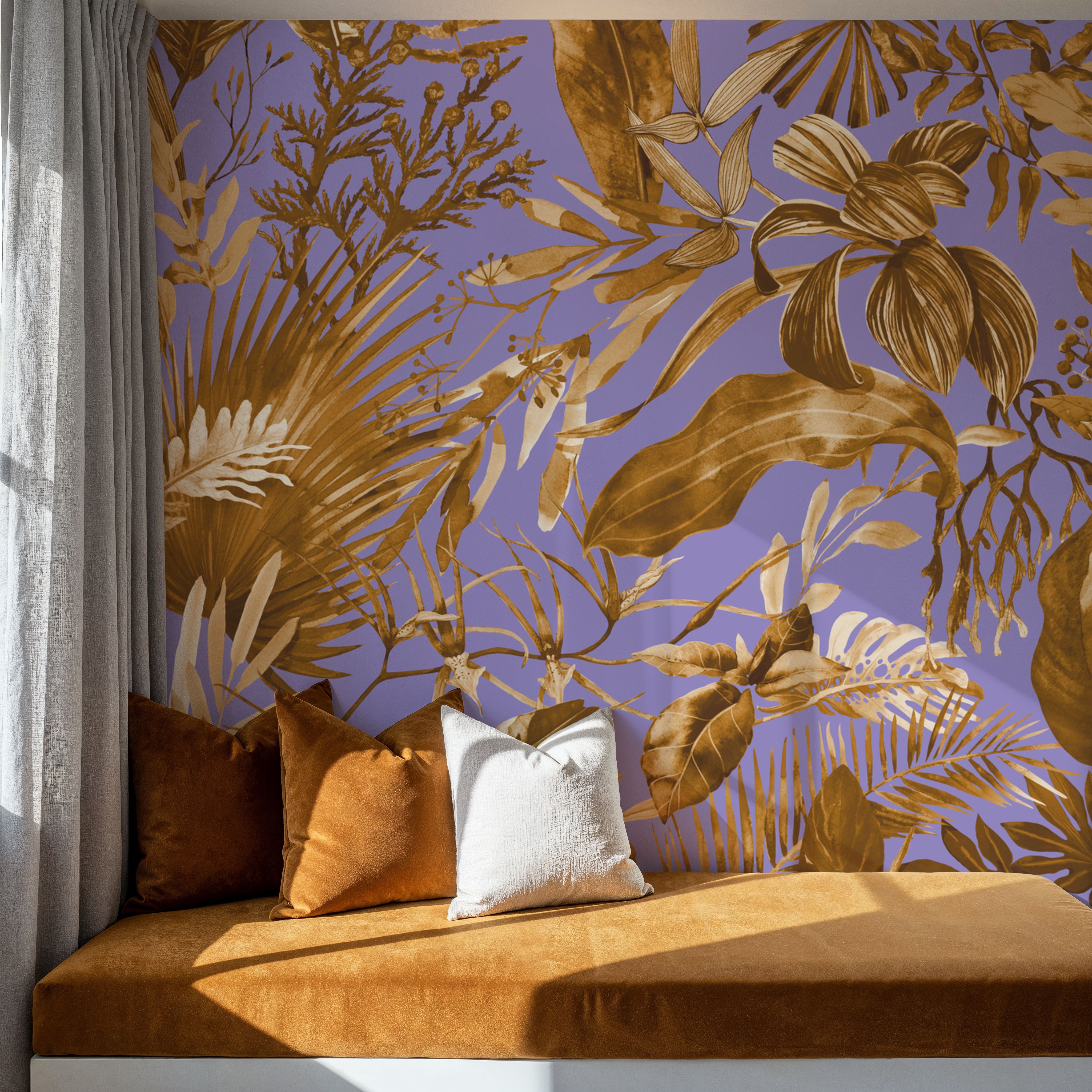 Bright Purple Leaves