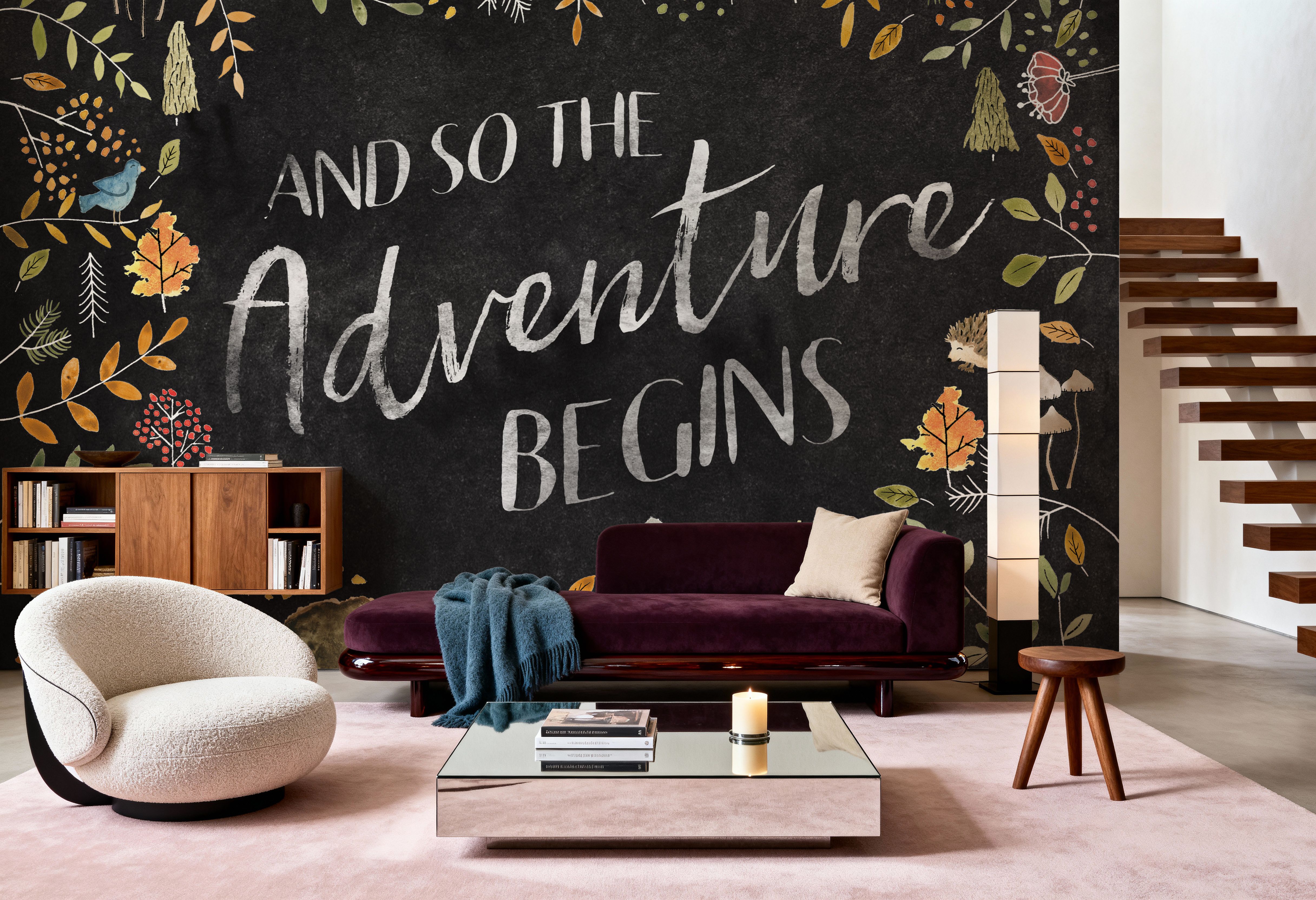 Woodland Whimsy I Black