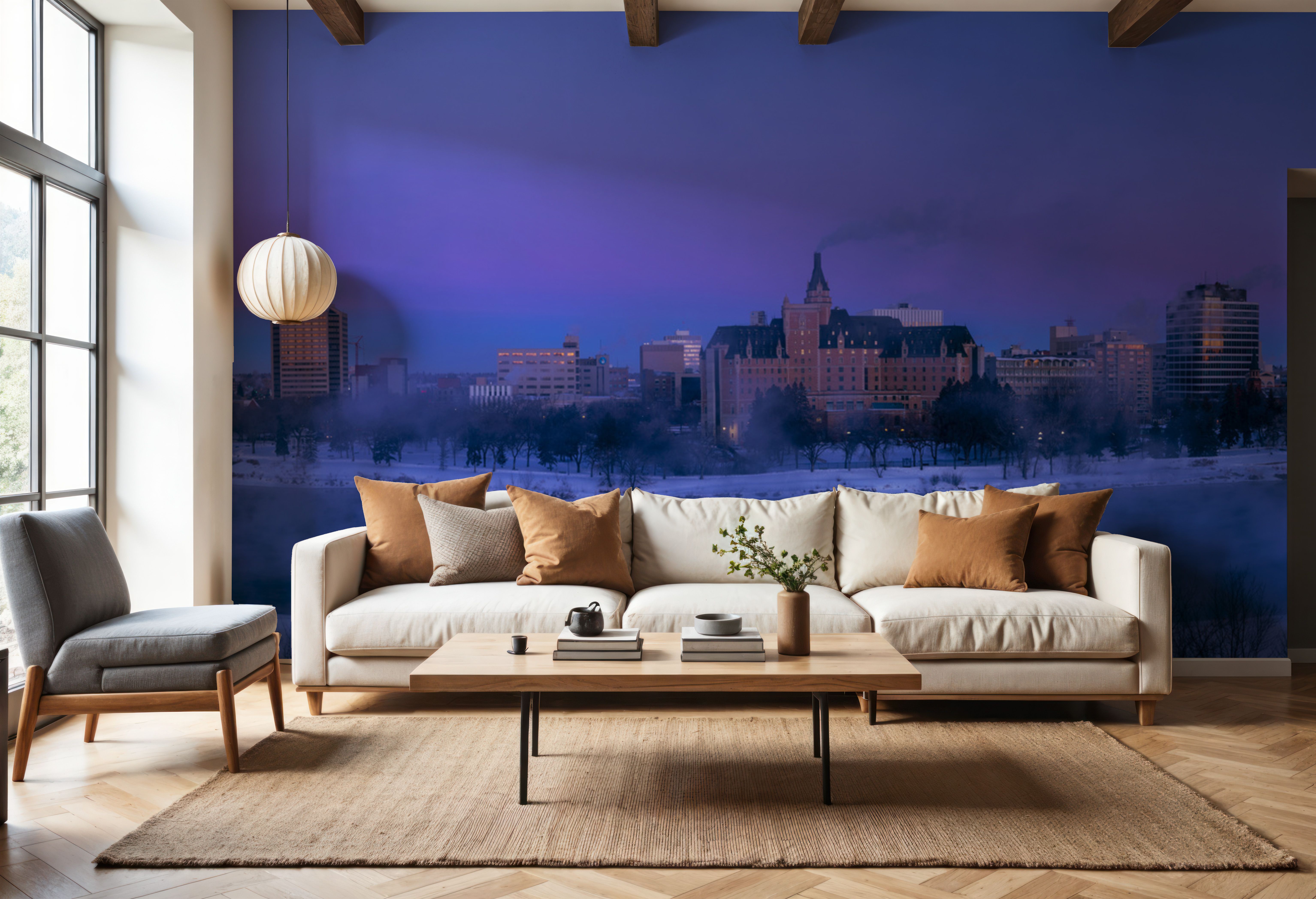 Saskatoon Skyline in Winter