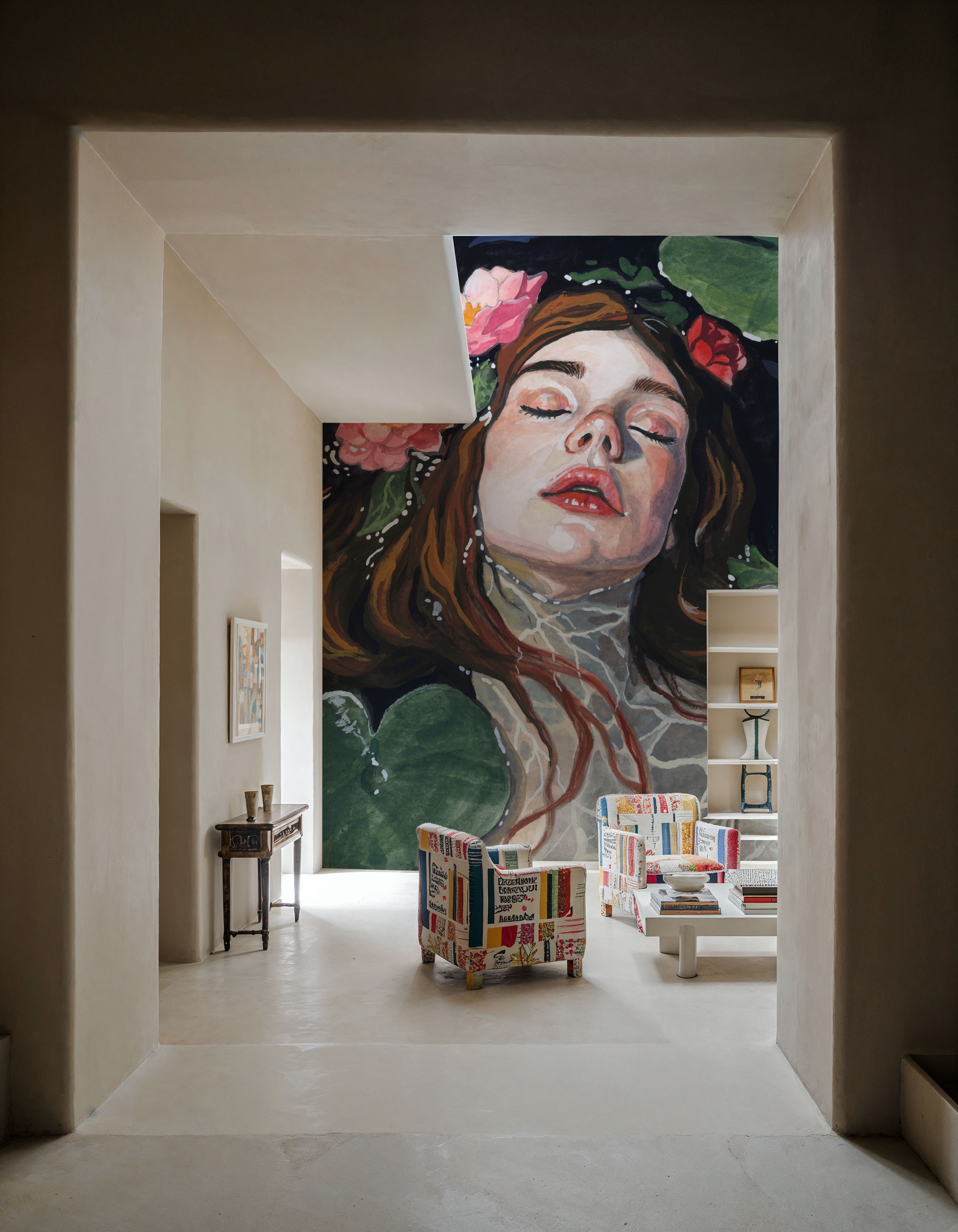 Ophelia With Lilies in Her Hair