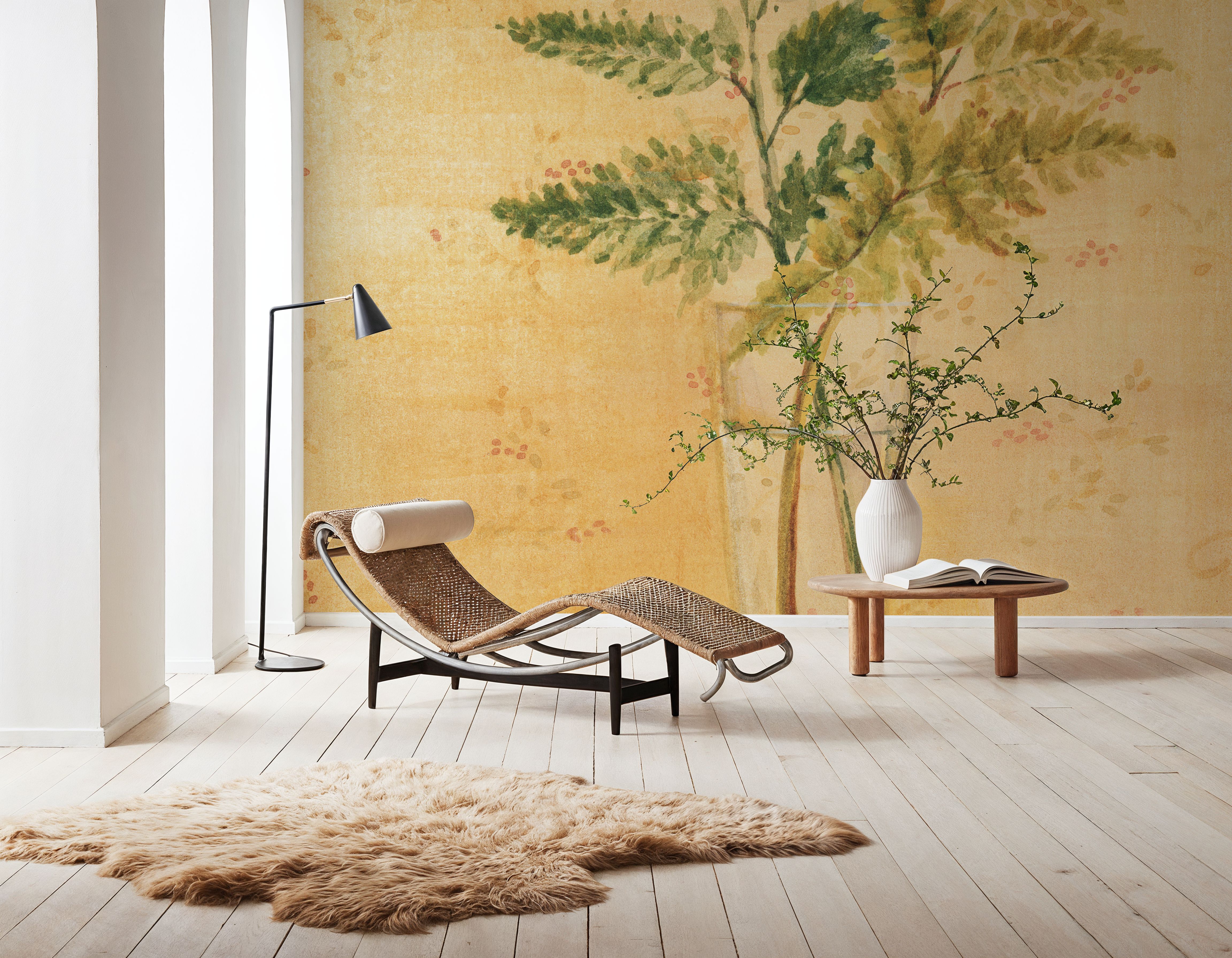 Ferns in Glass Vase I