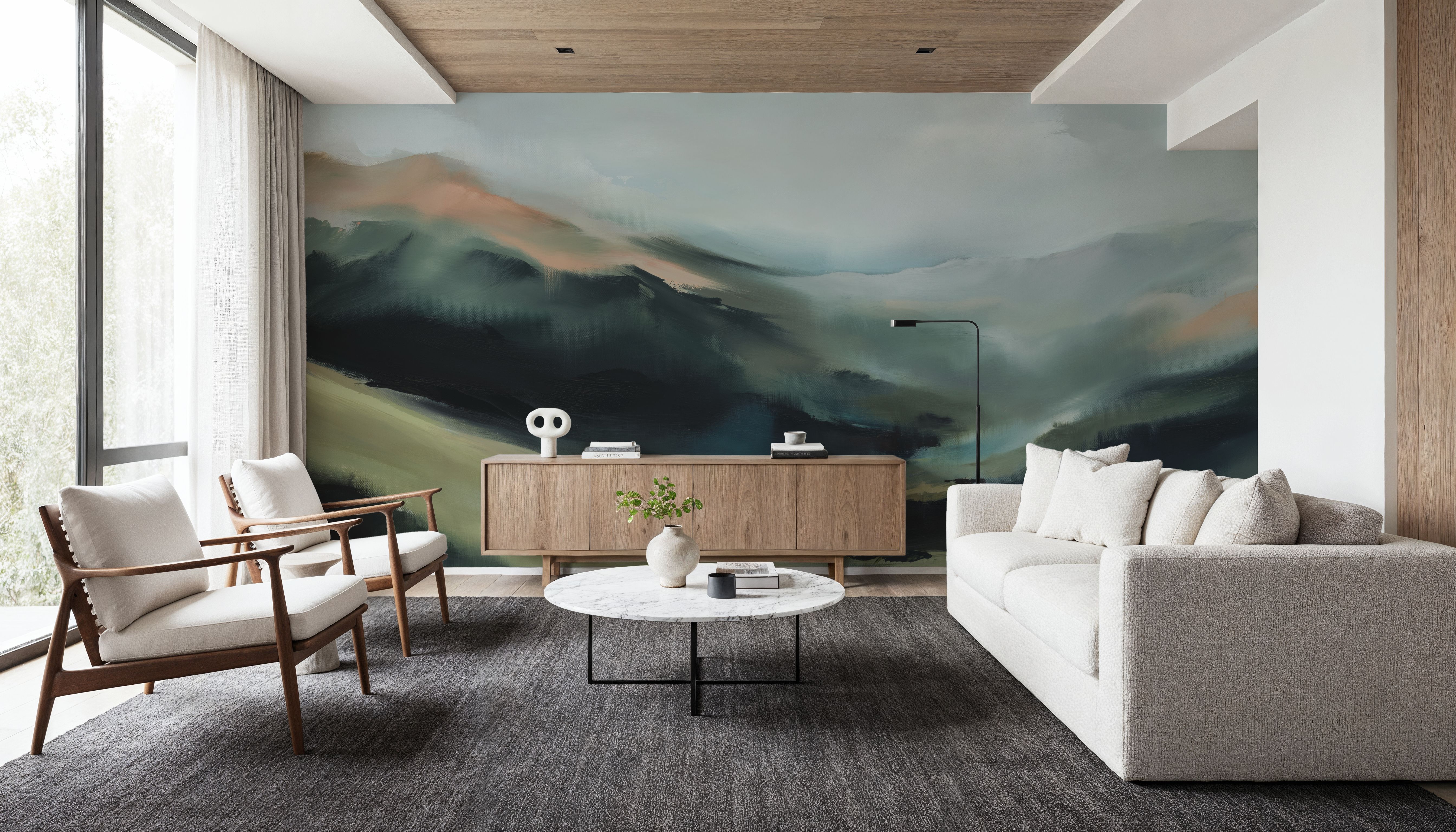 In the Valleys Embrace, Tapeten