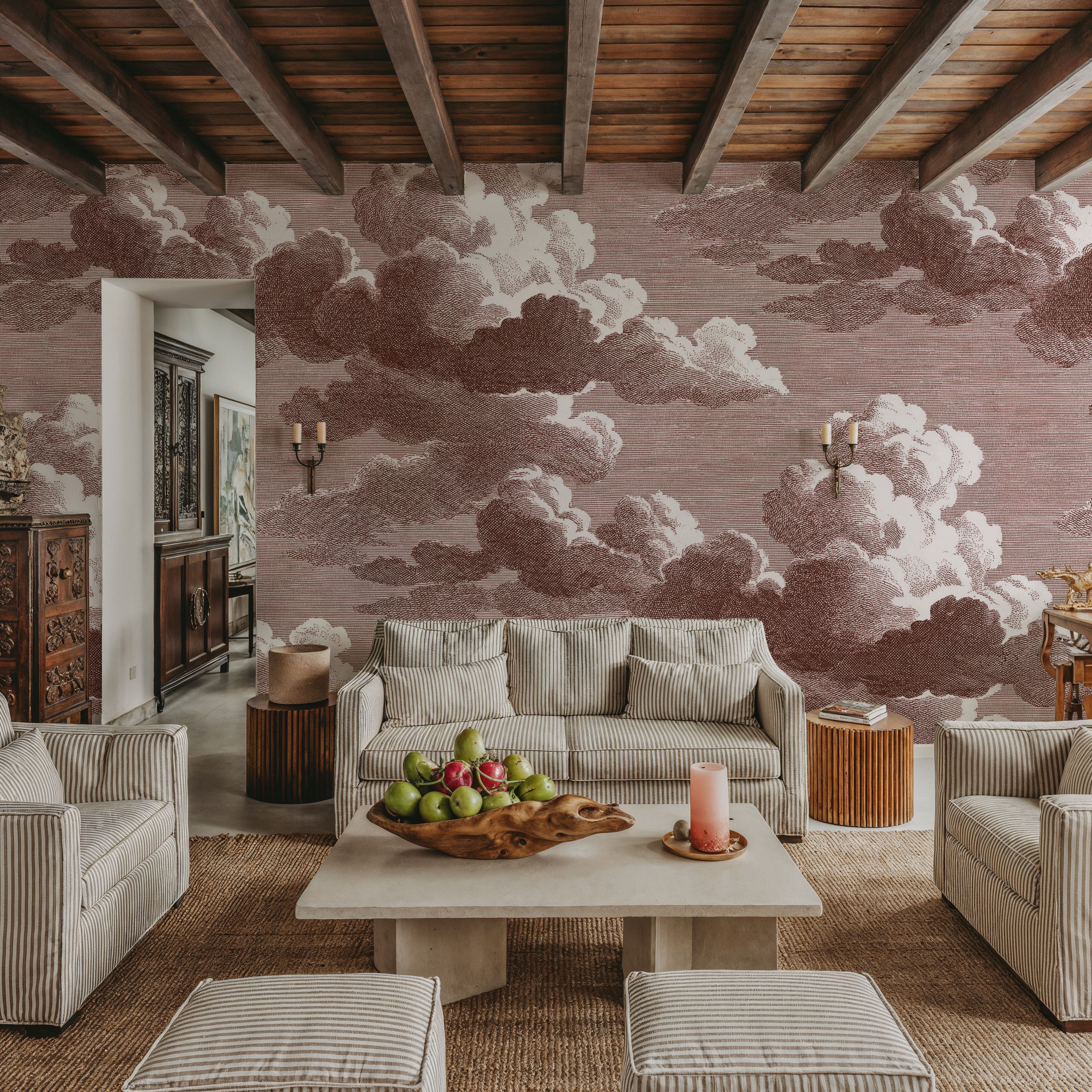Intaglio Clouds, Chocolate