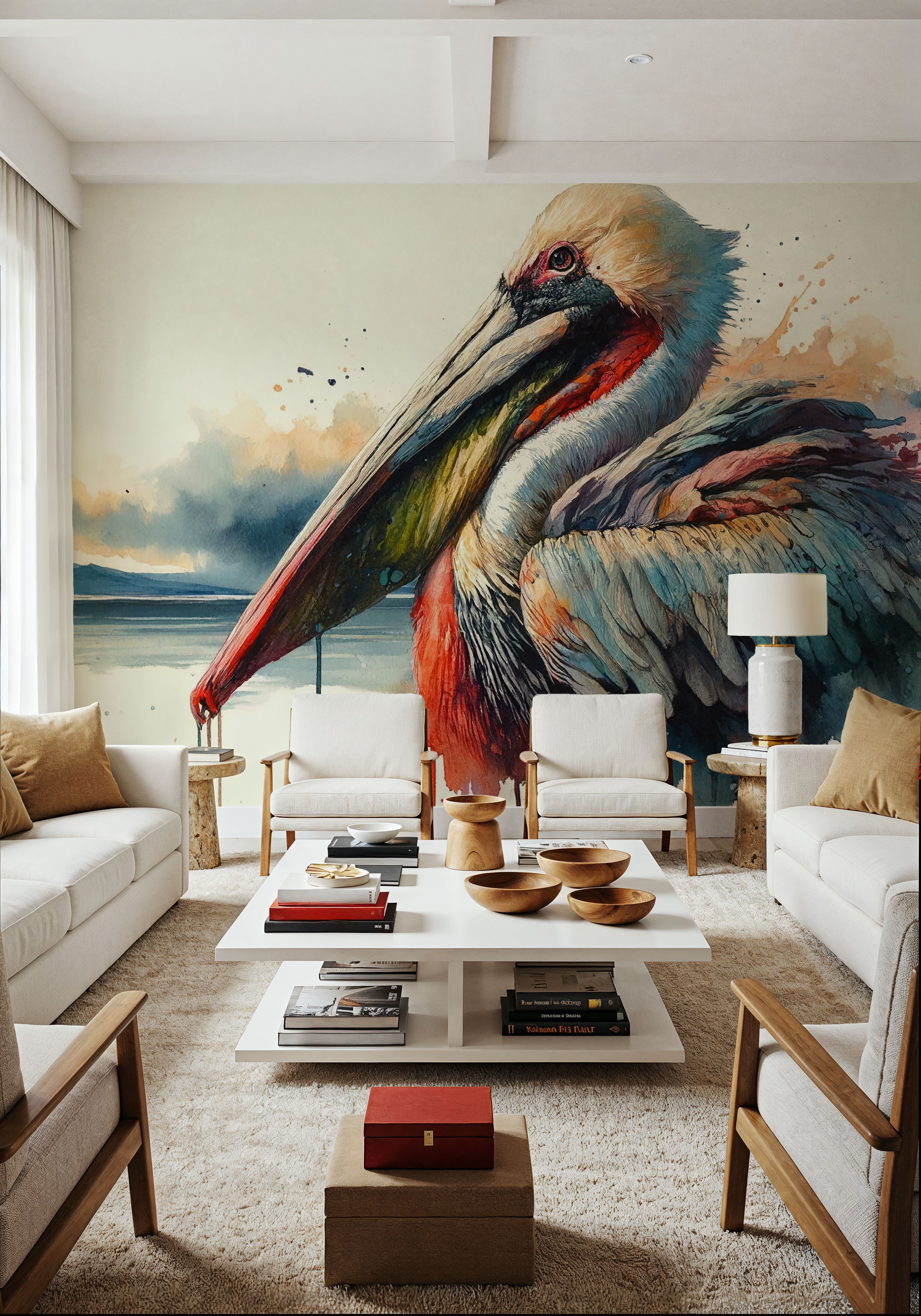 Sovereign Gaze of the Coastal Sentinel