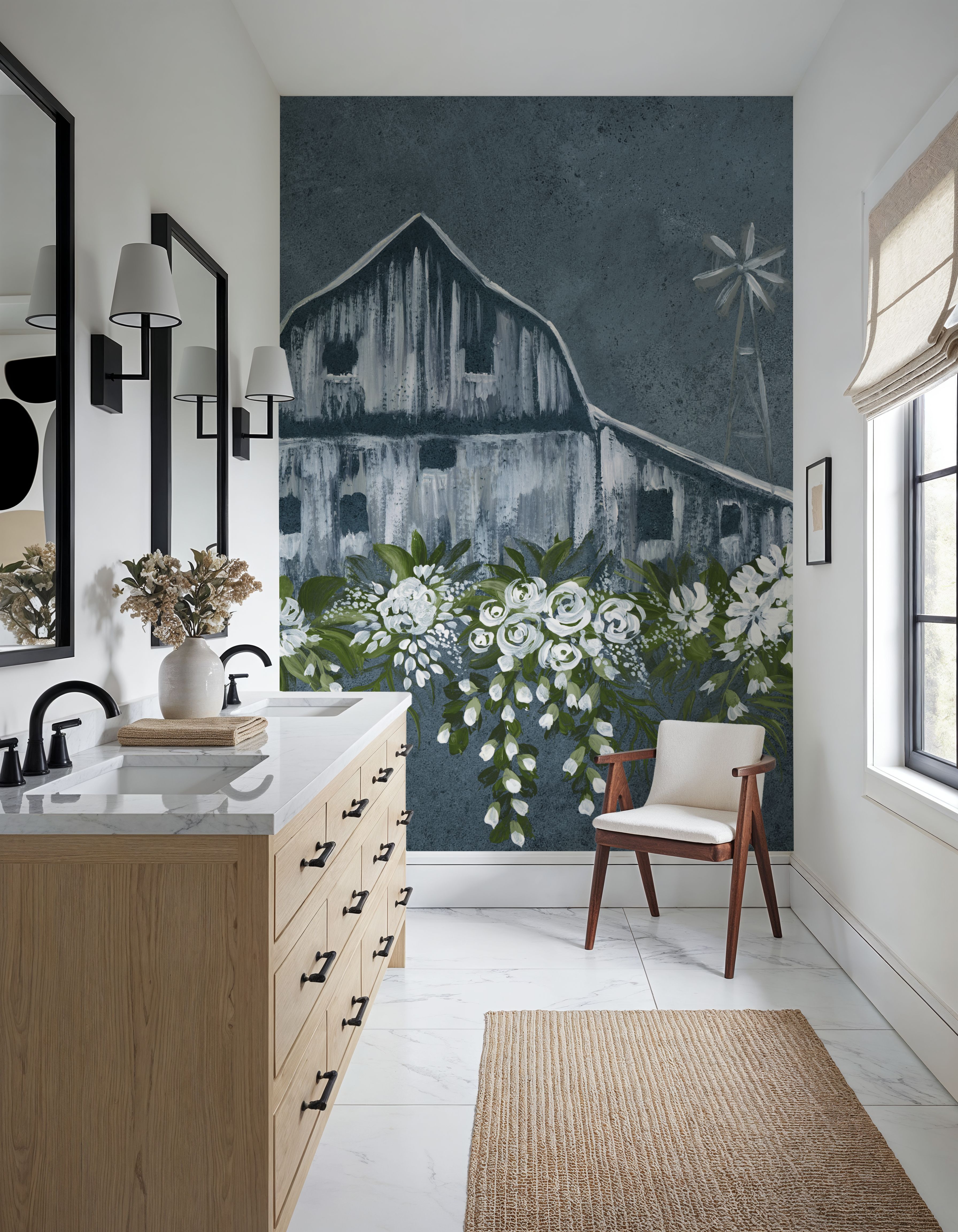 Adorned Barn Sketch Denim