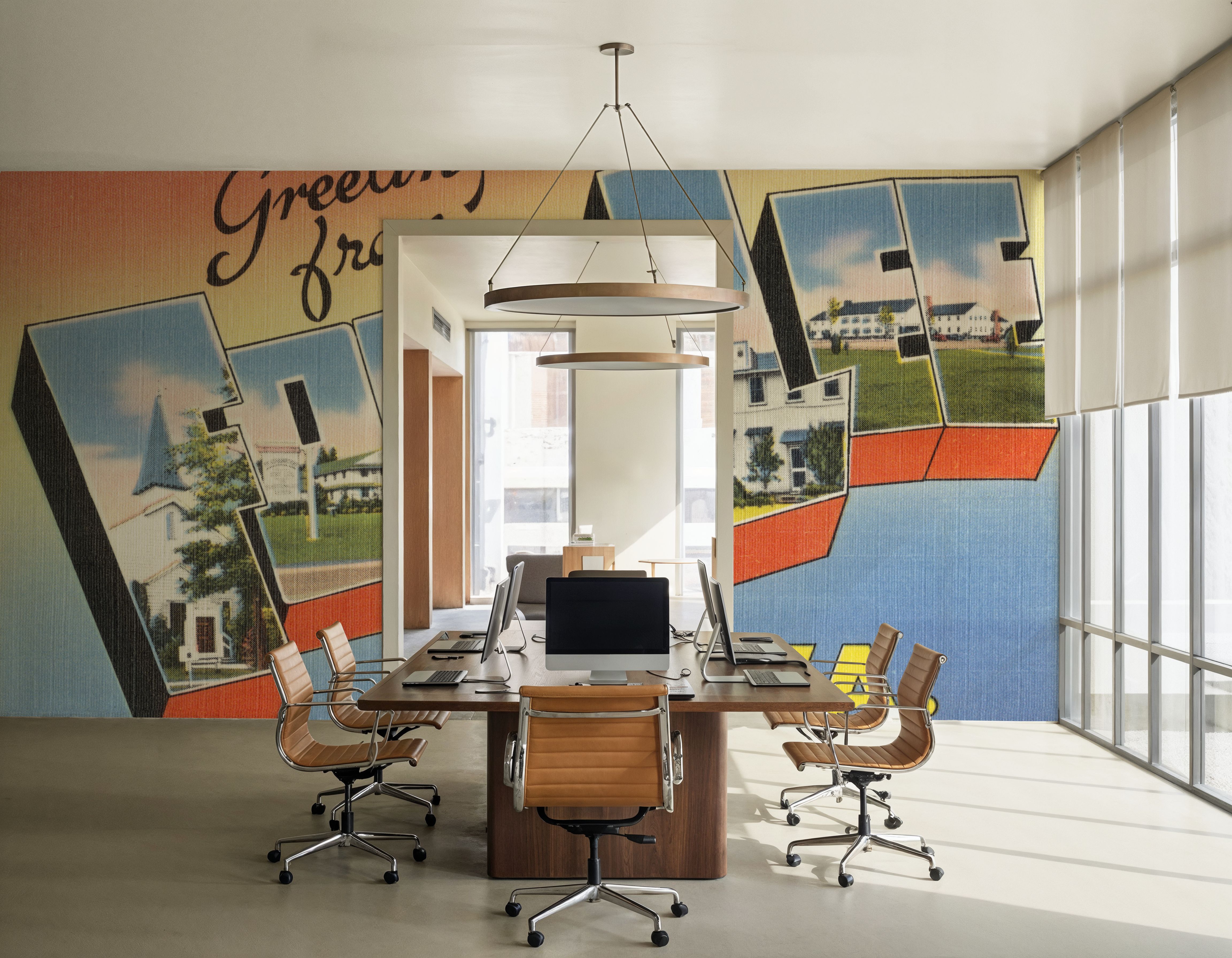 Greetings from Fort Lee - Screenprint Postcard