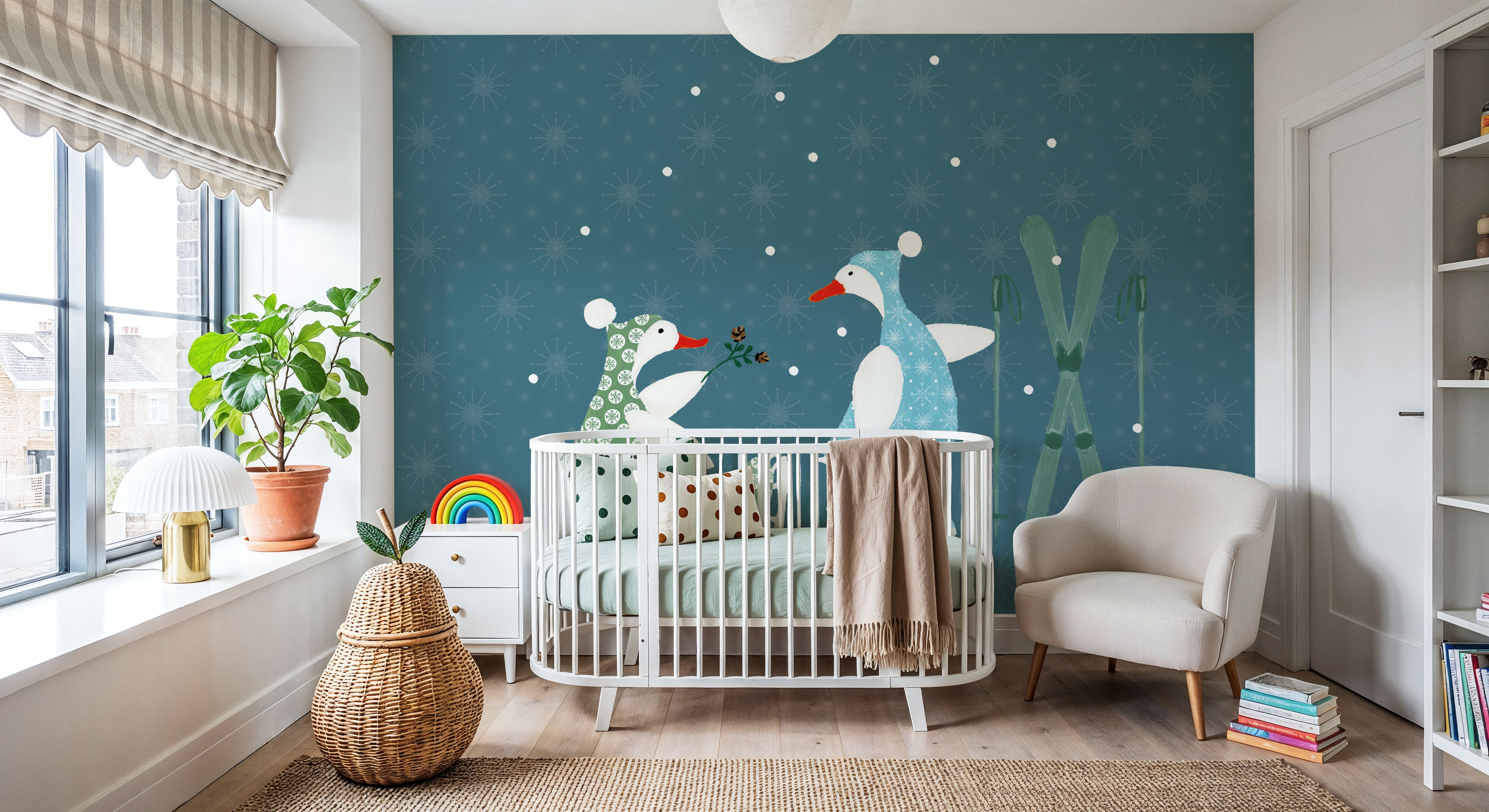 Ducks in the Snow VII