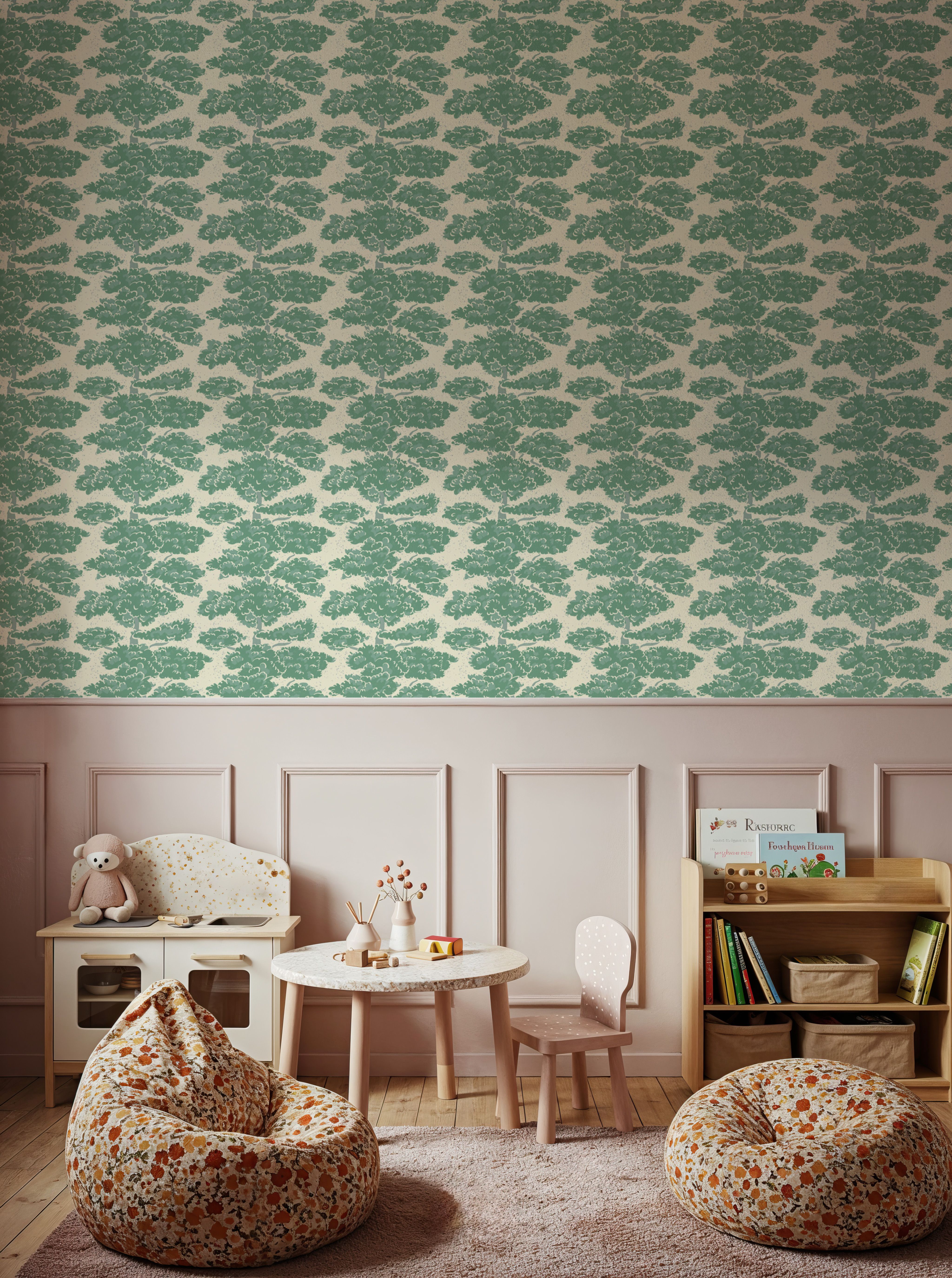 Treetop Fluff, French Green