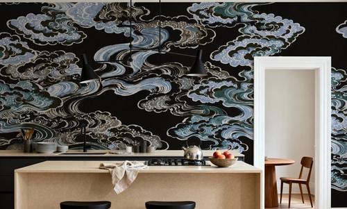 Ukiyo-e Clouds, Midnight