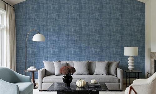Mottled Linen Effect, Sky Blue