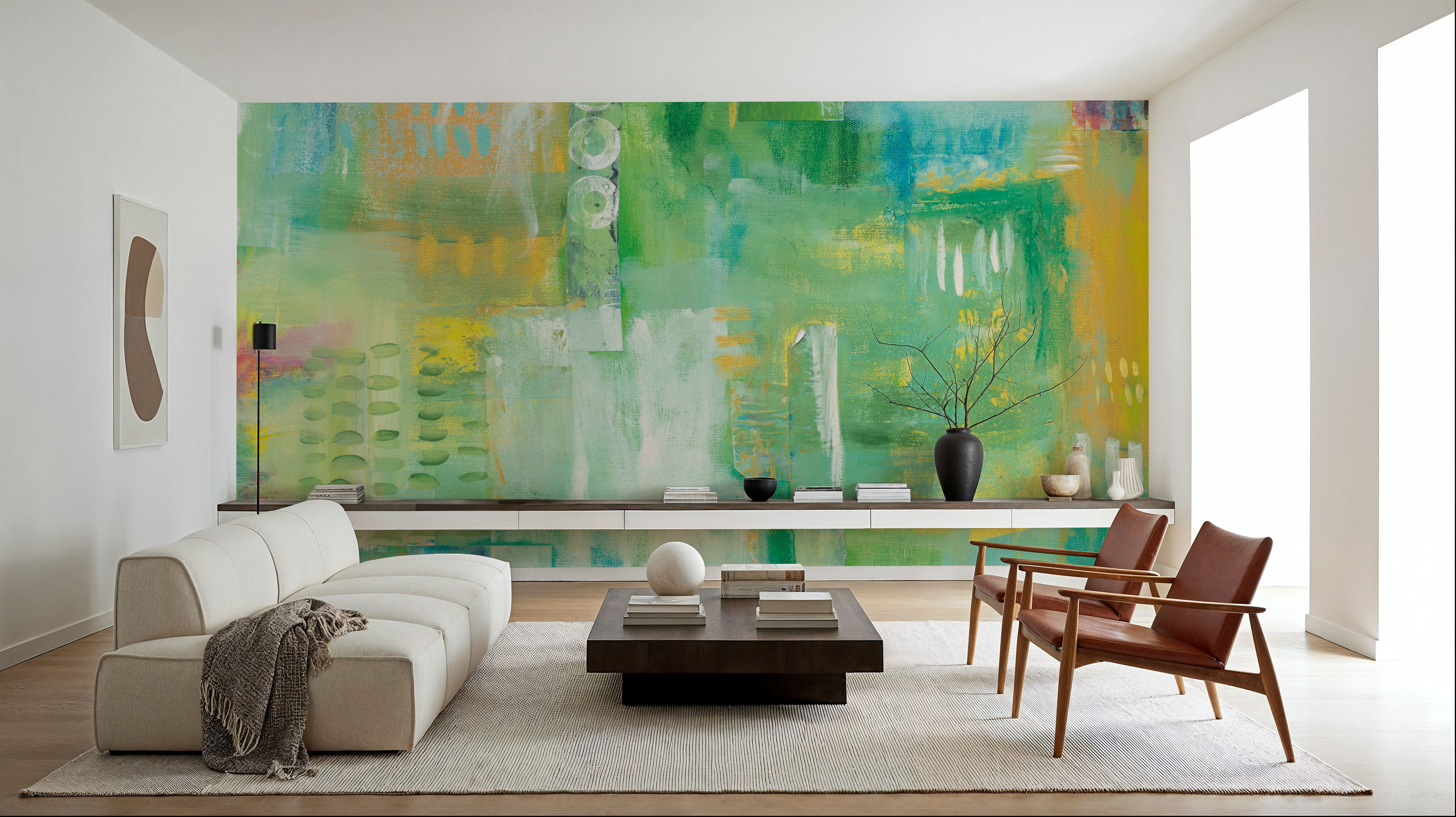 Lively Green, Wallpaper