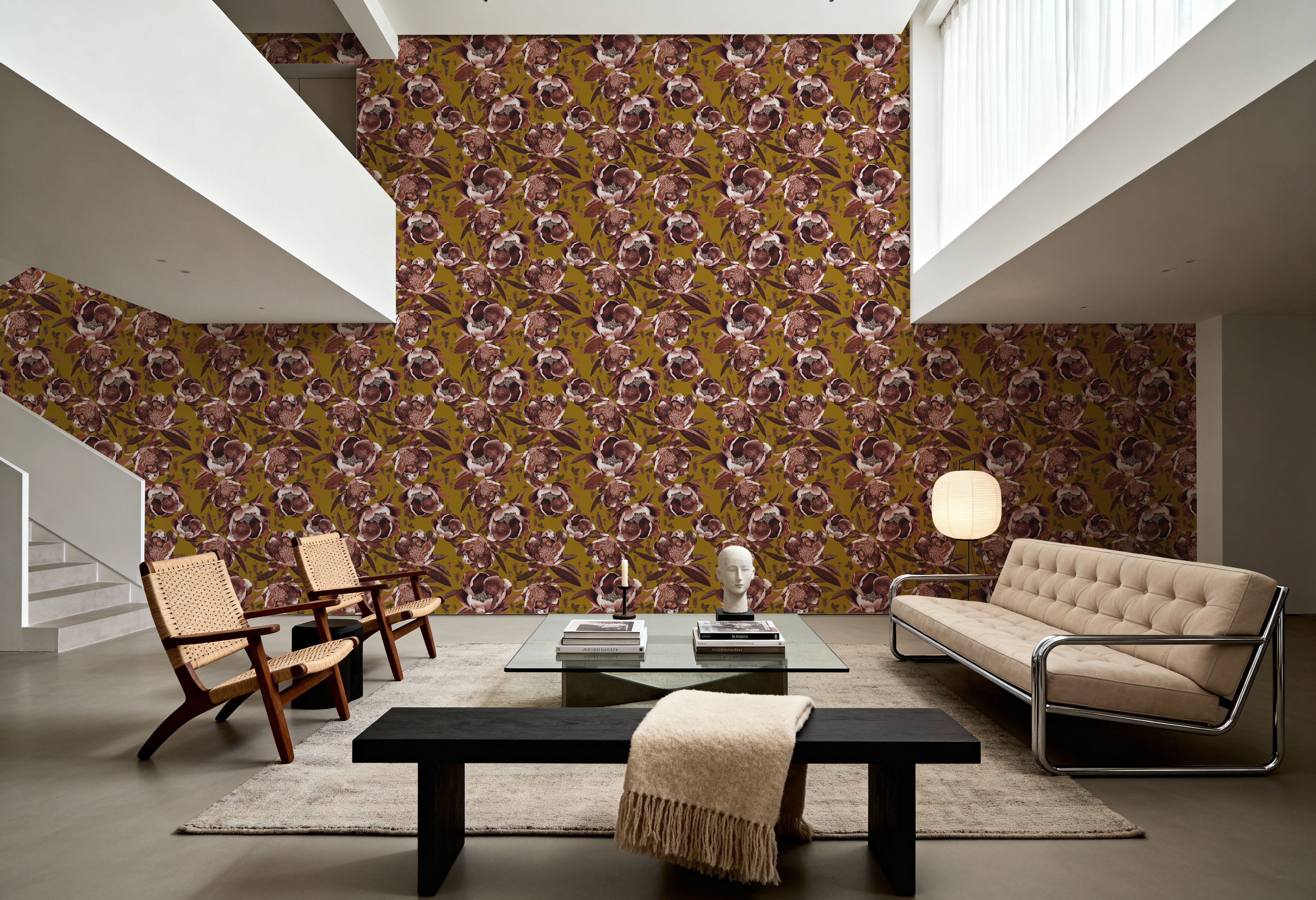 Pop Peonies, Rust & Mustard