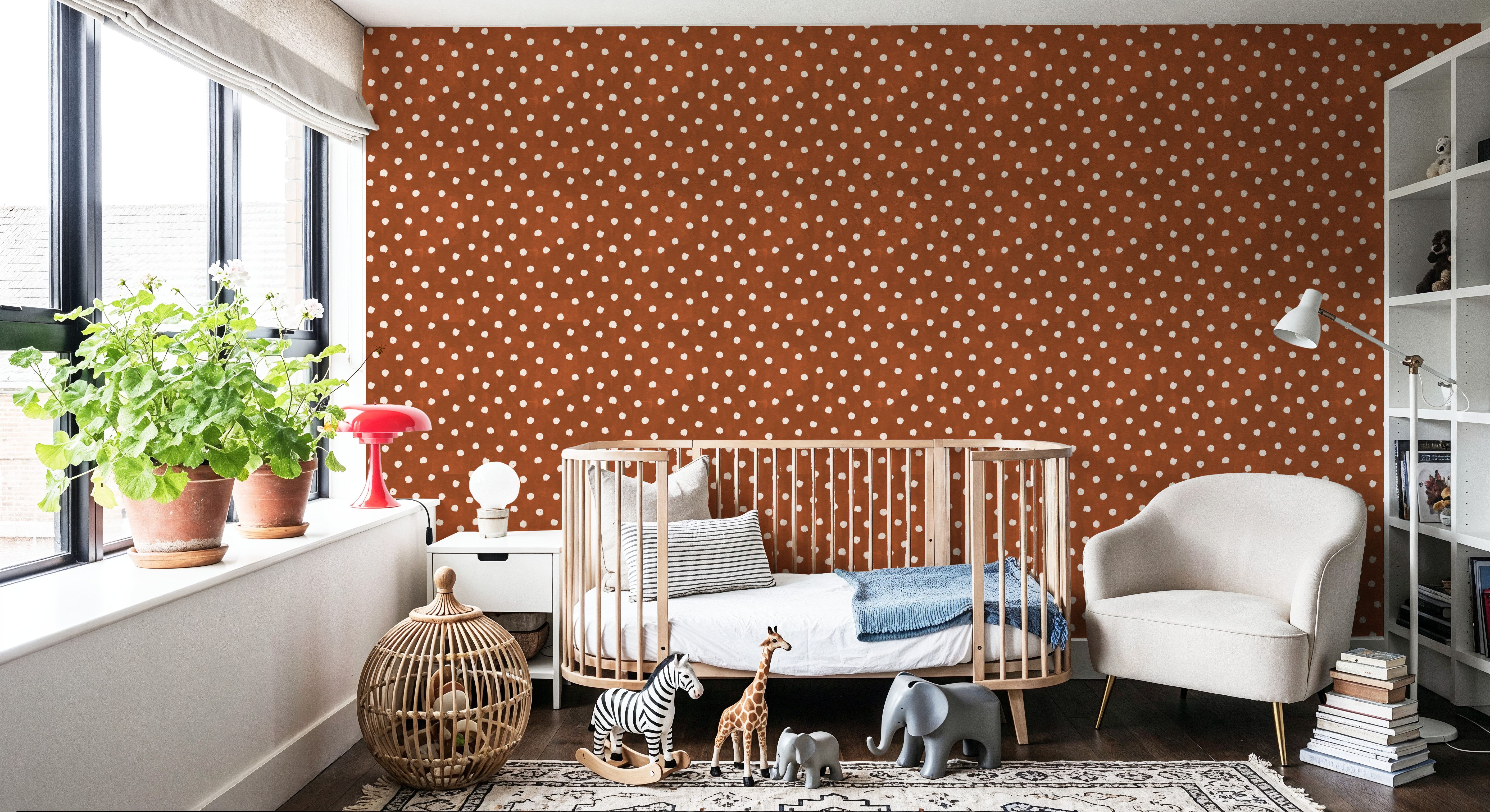 Autumn Dots Brown