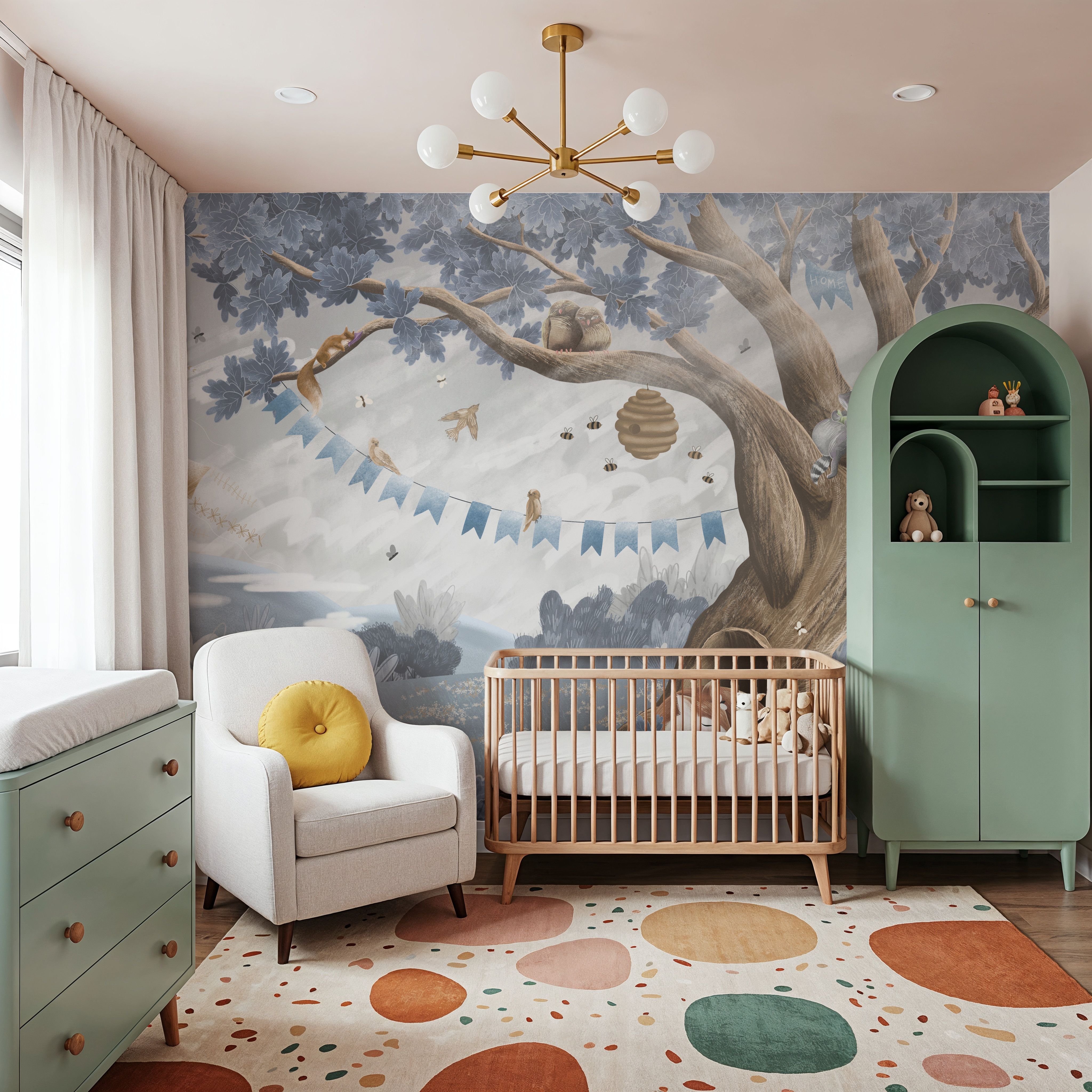 Oak Hill Slumber, Sky Blue