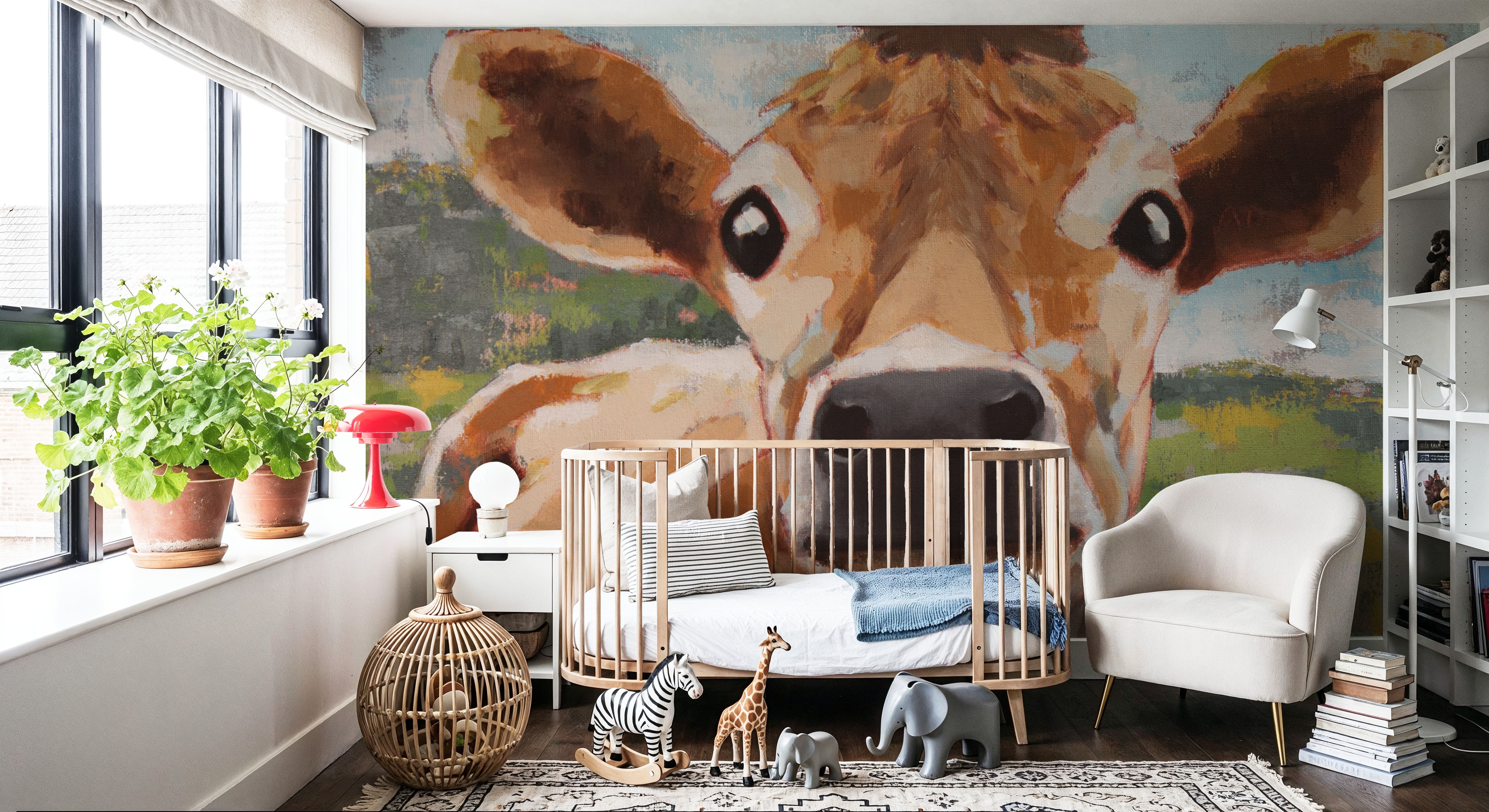 Farm Family, Papel pintado
