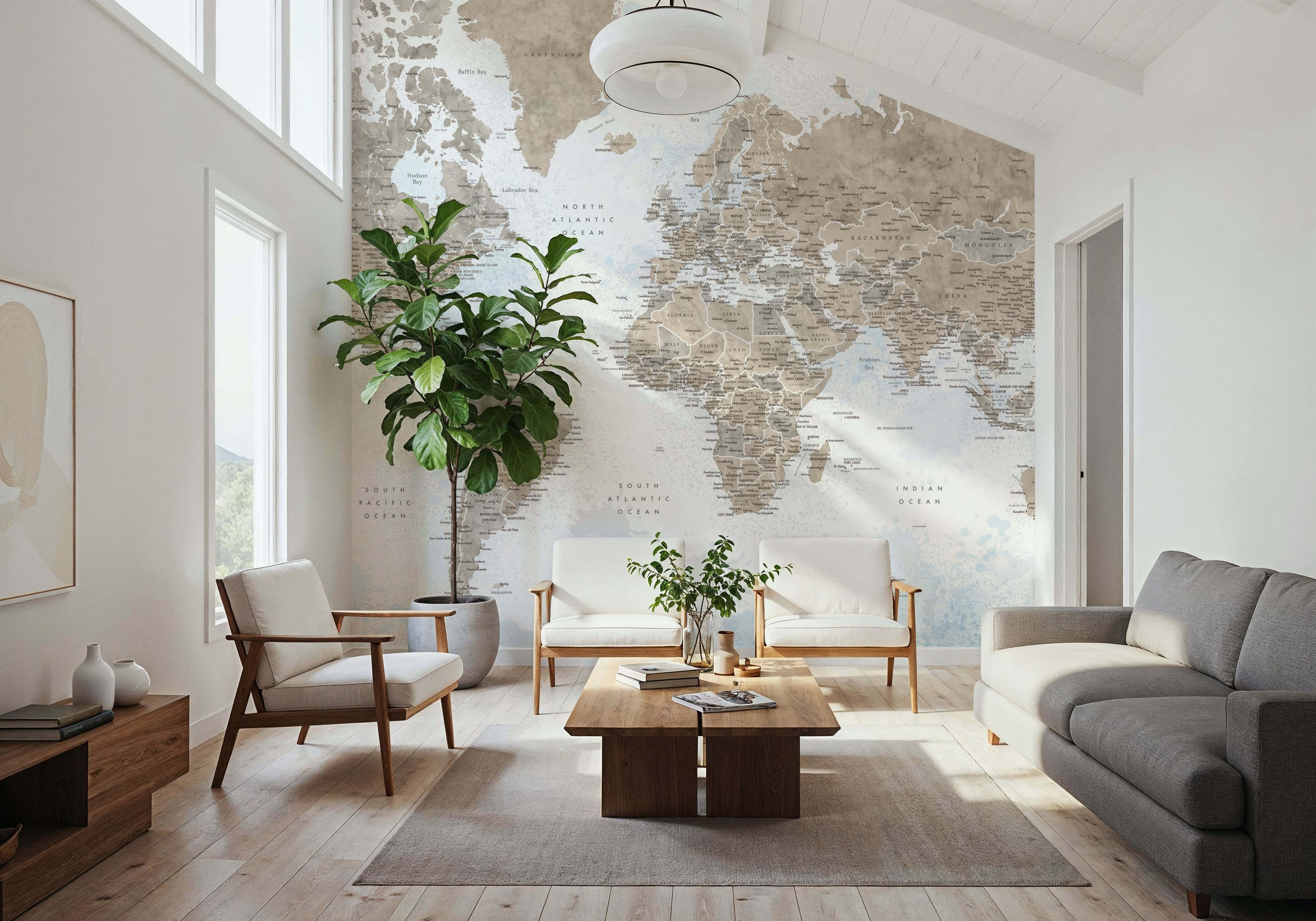 World Map Cities - Ghada