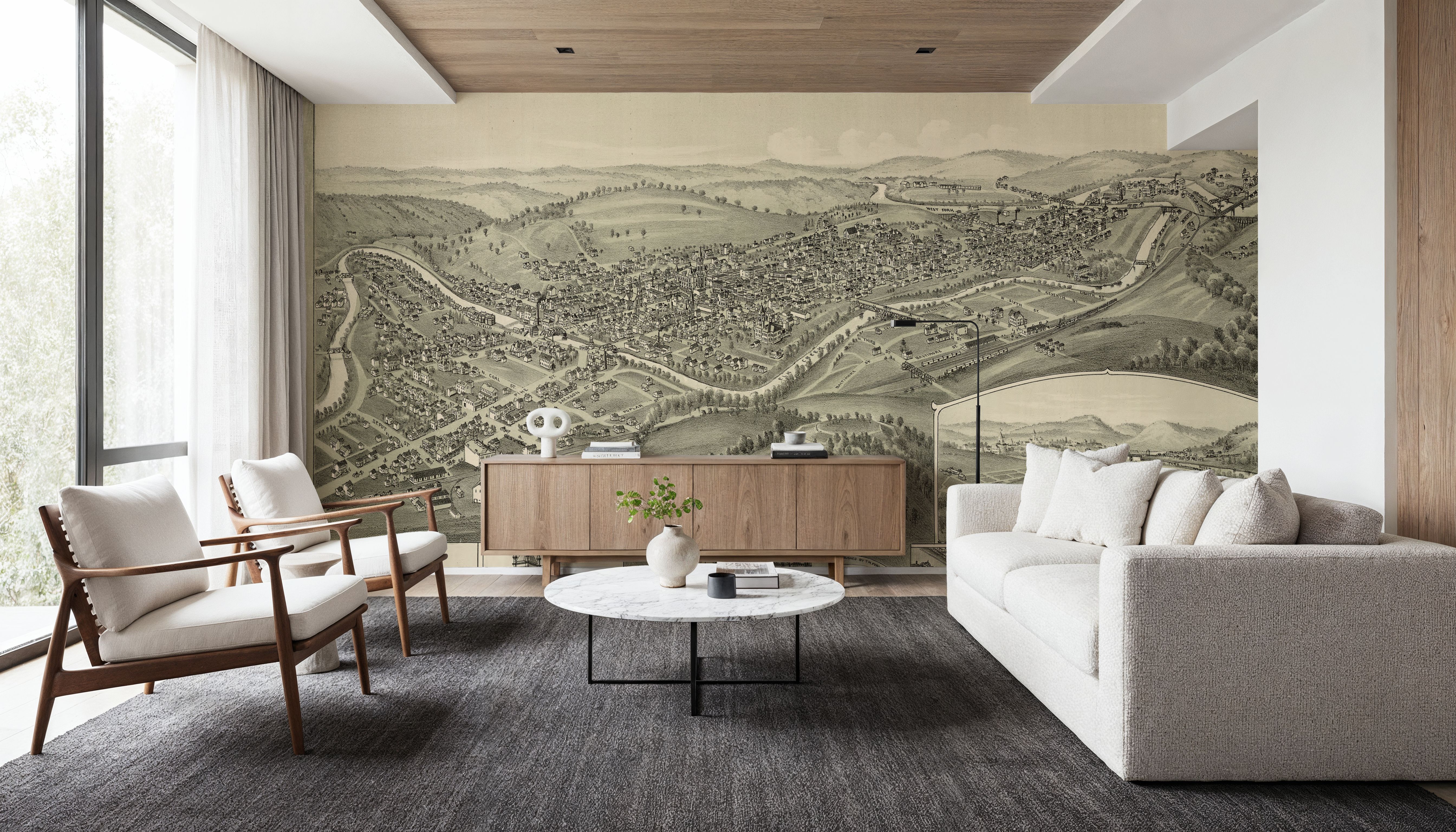 Clarksburg 1897, Wallpaper