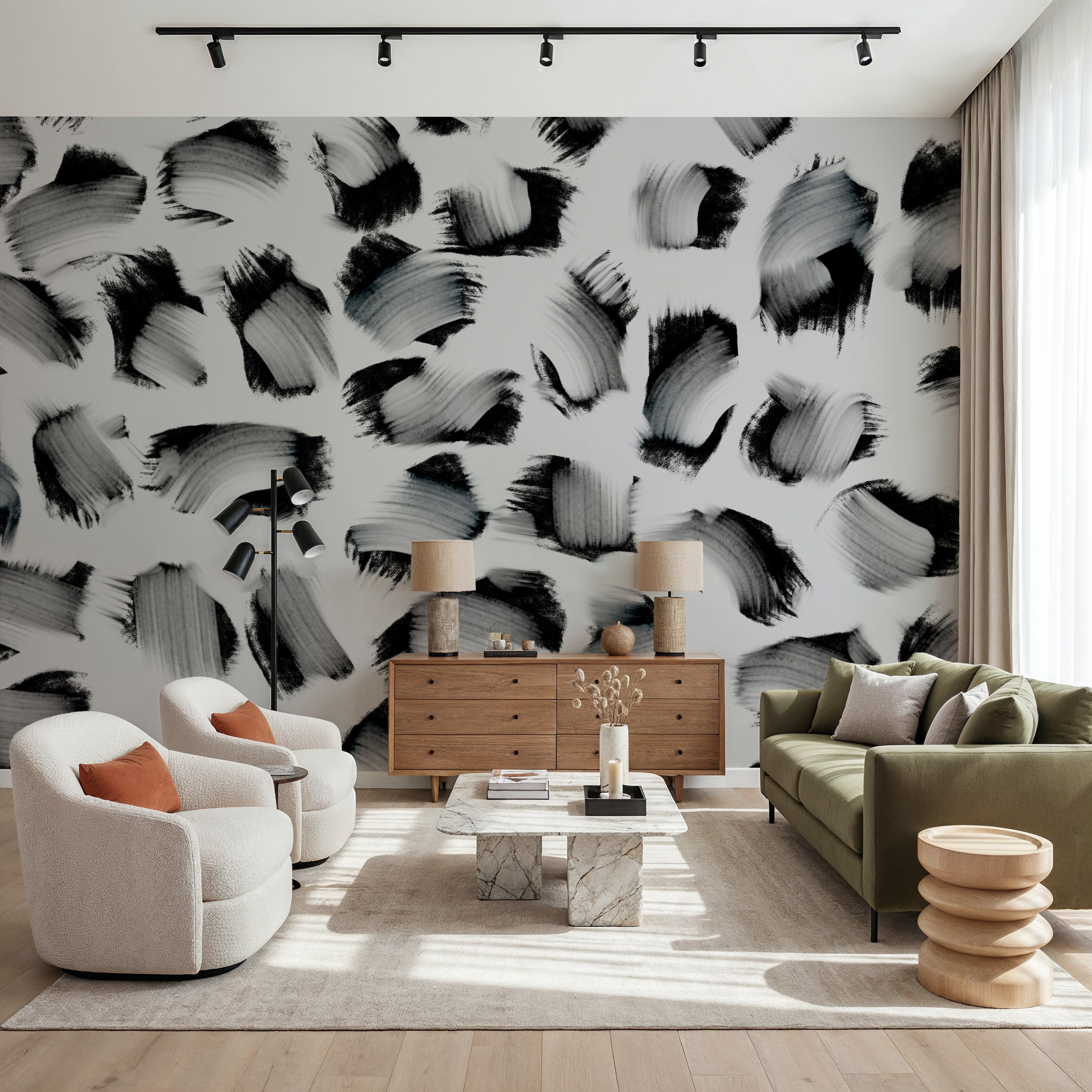 Black and White Strokes