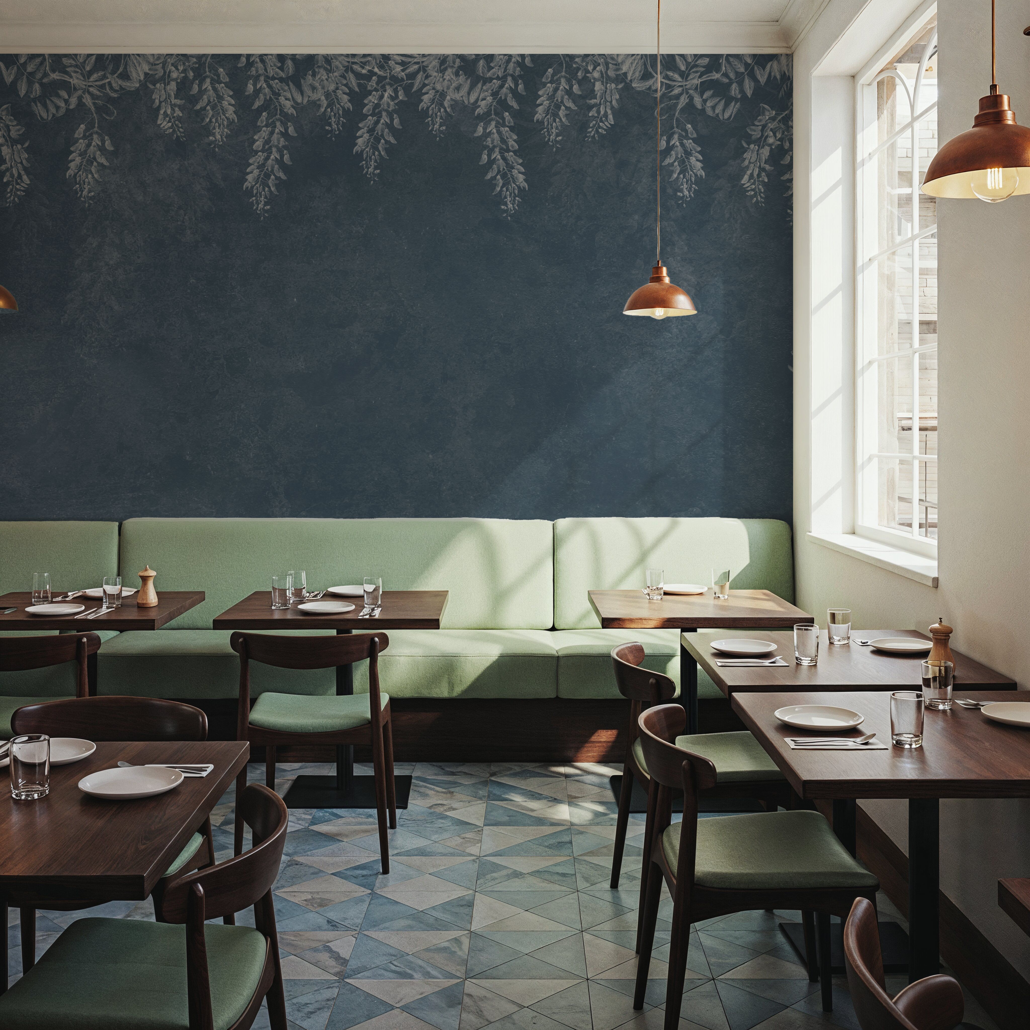 Welcome to our Theatre, Dusty Prussian Blue