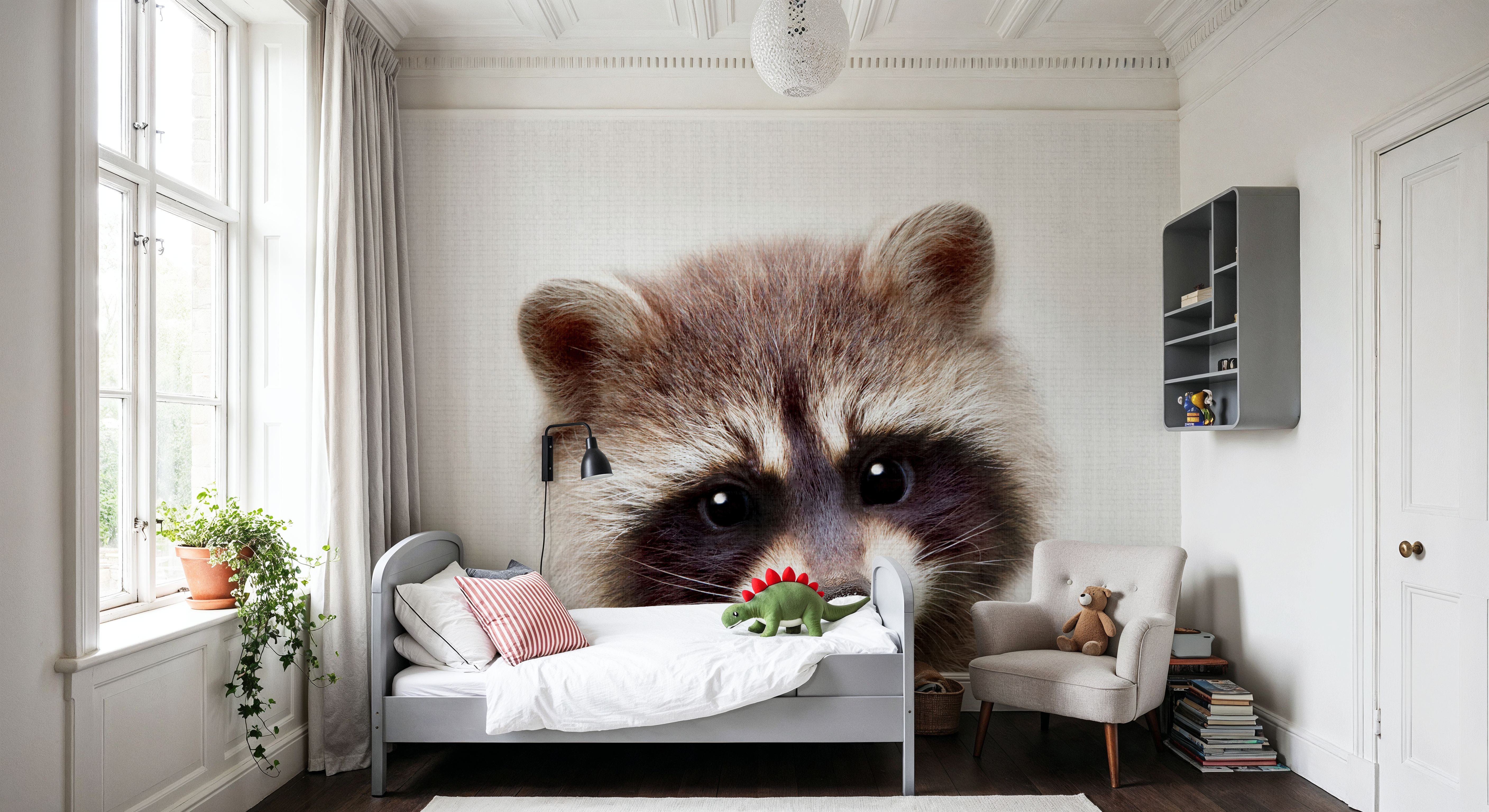 Peekaboo Raccoon