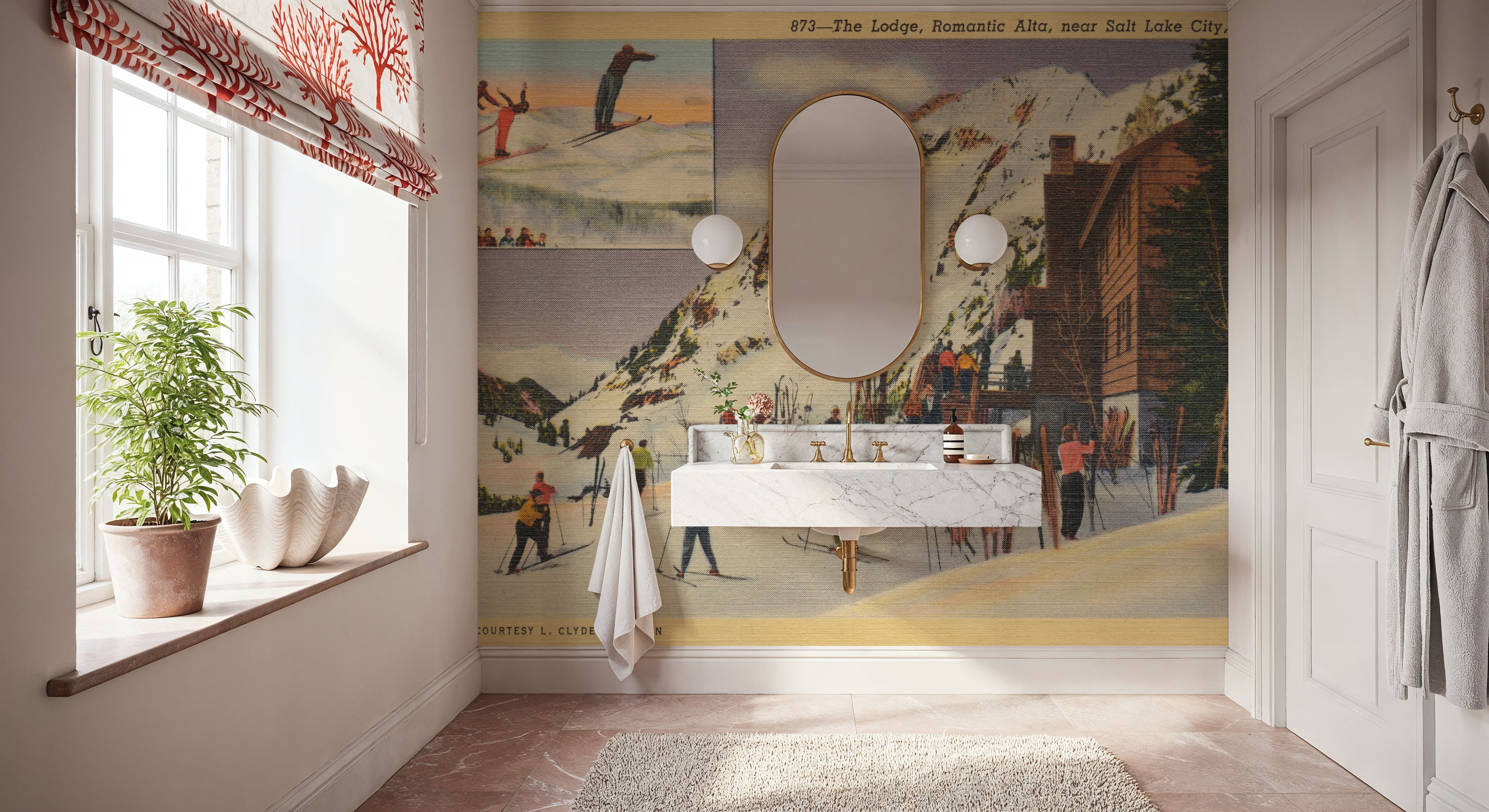 Salt Lake City Postcard - Screenprint