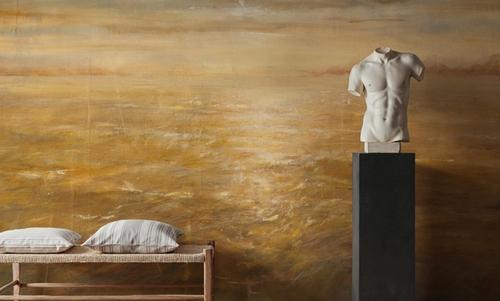 Serene Sea I Gold