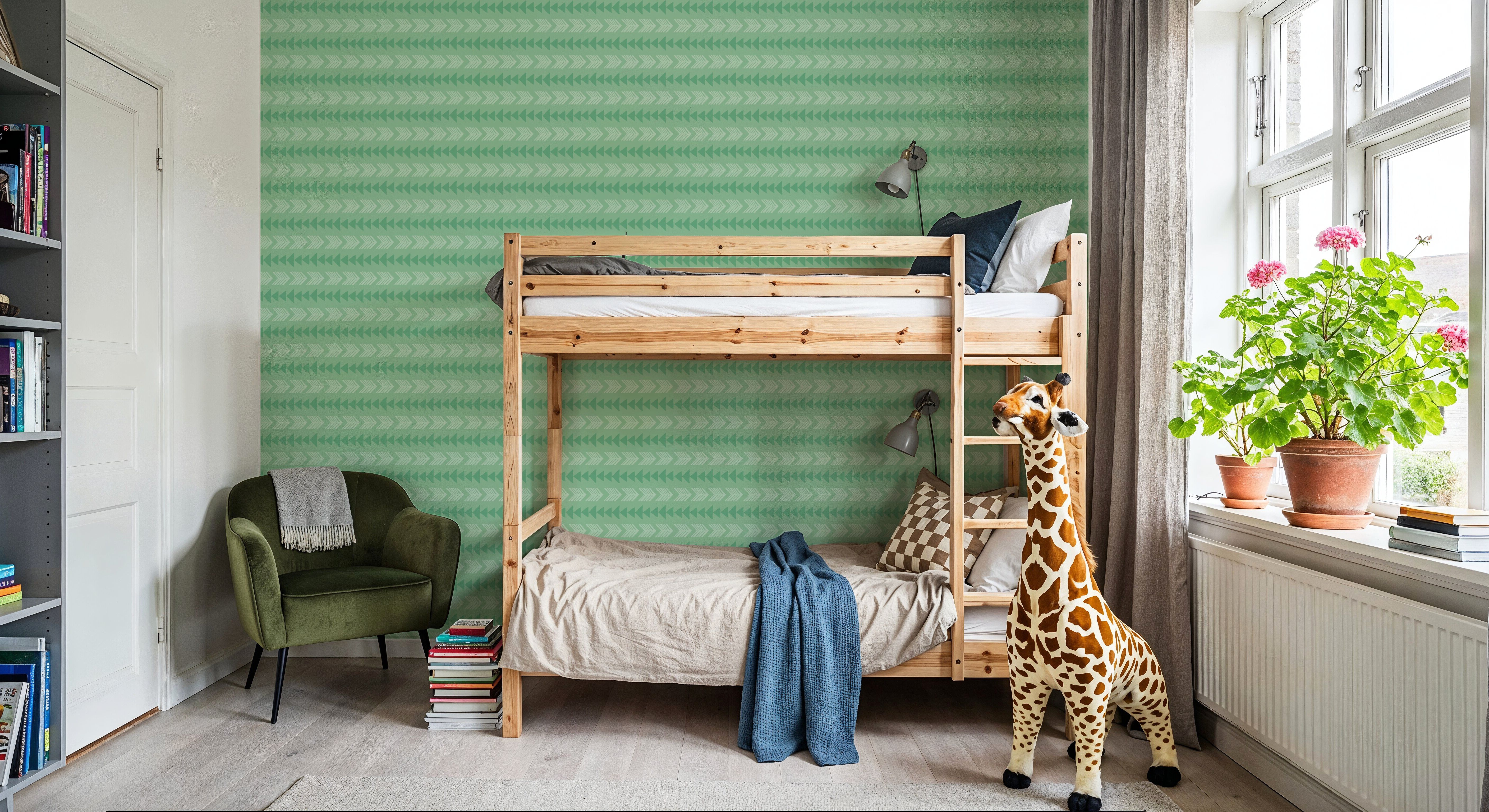 Boho Arrows Light Green