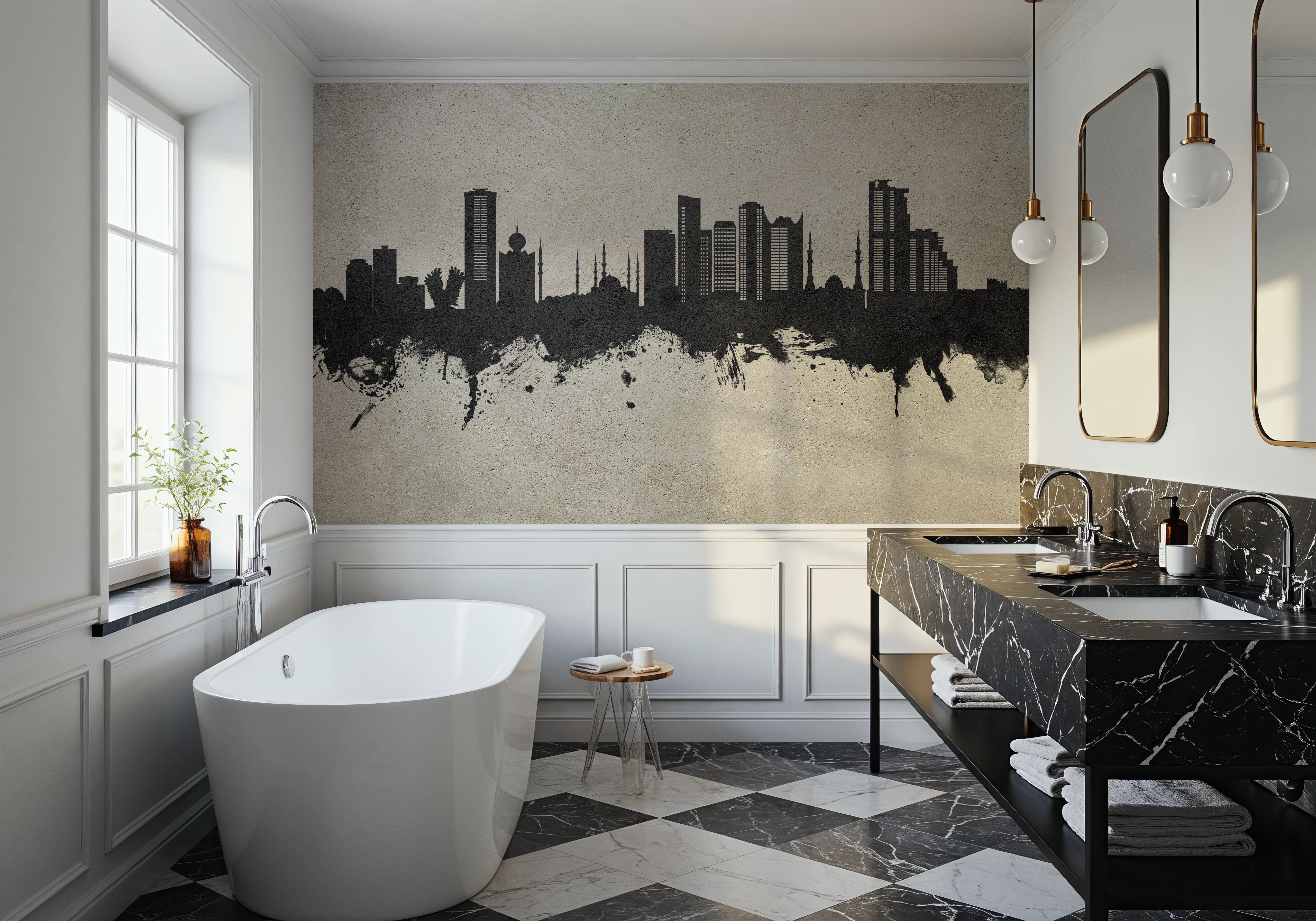 Fujairah Skyline Concrete, Wallpaper