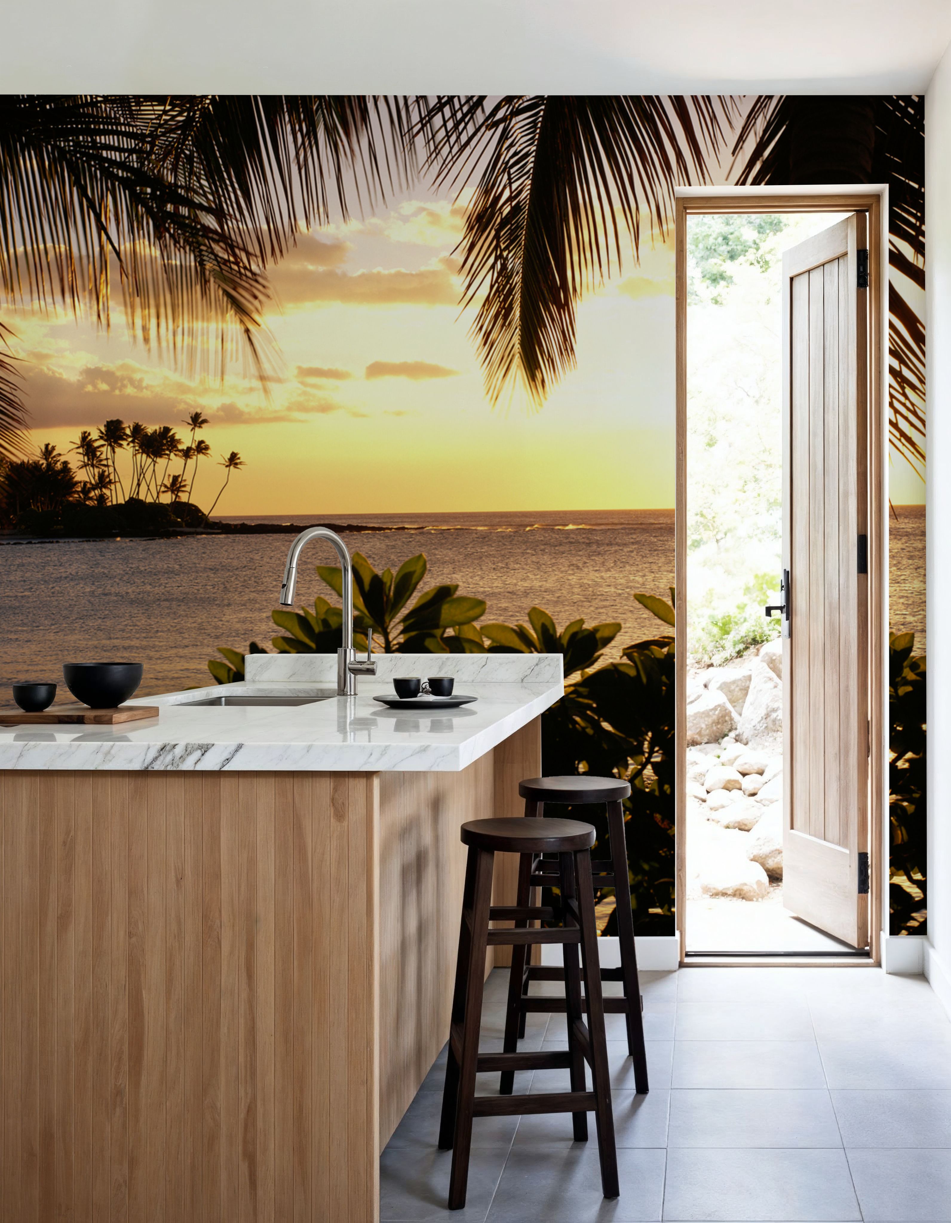 Golden Palm Horizon