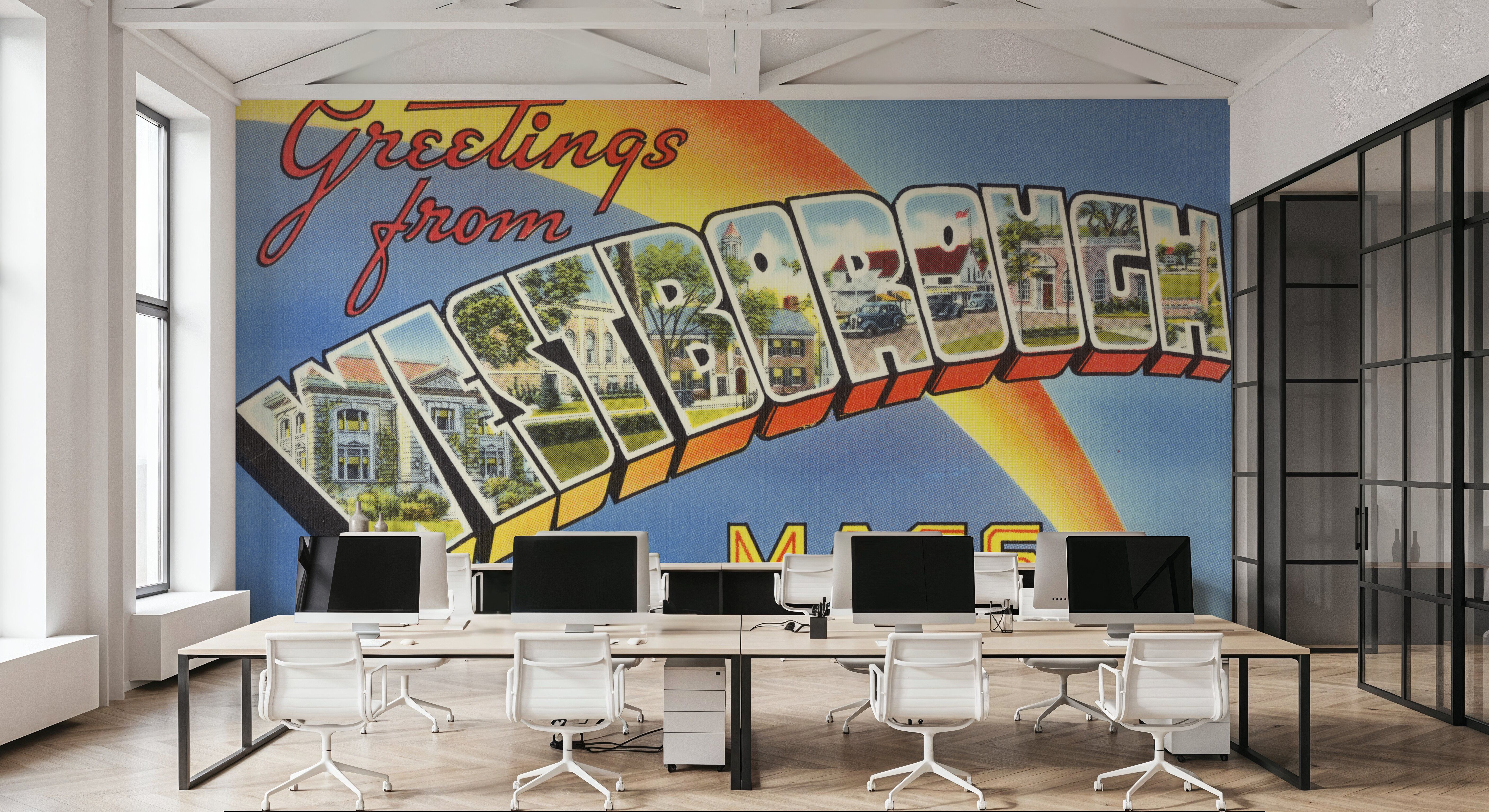 Greetings from Westborough - Screenprint Postcard