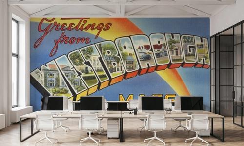 Greetings from Westborough - Screenprint Postcard