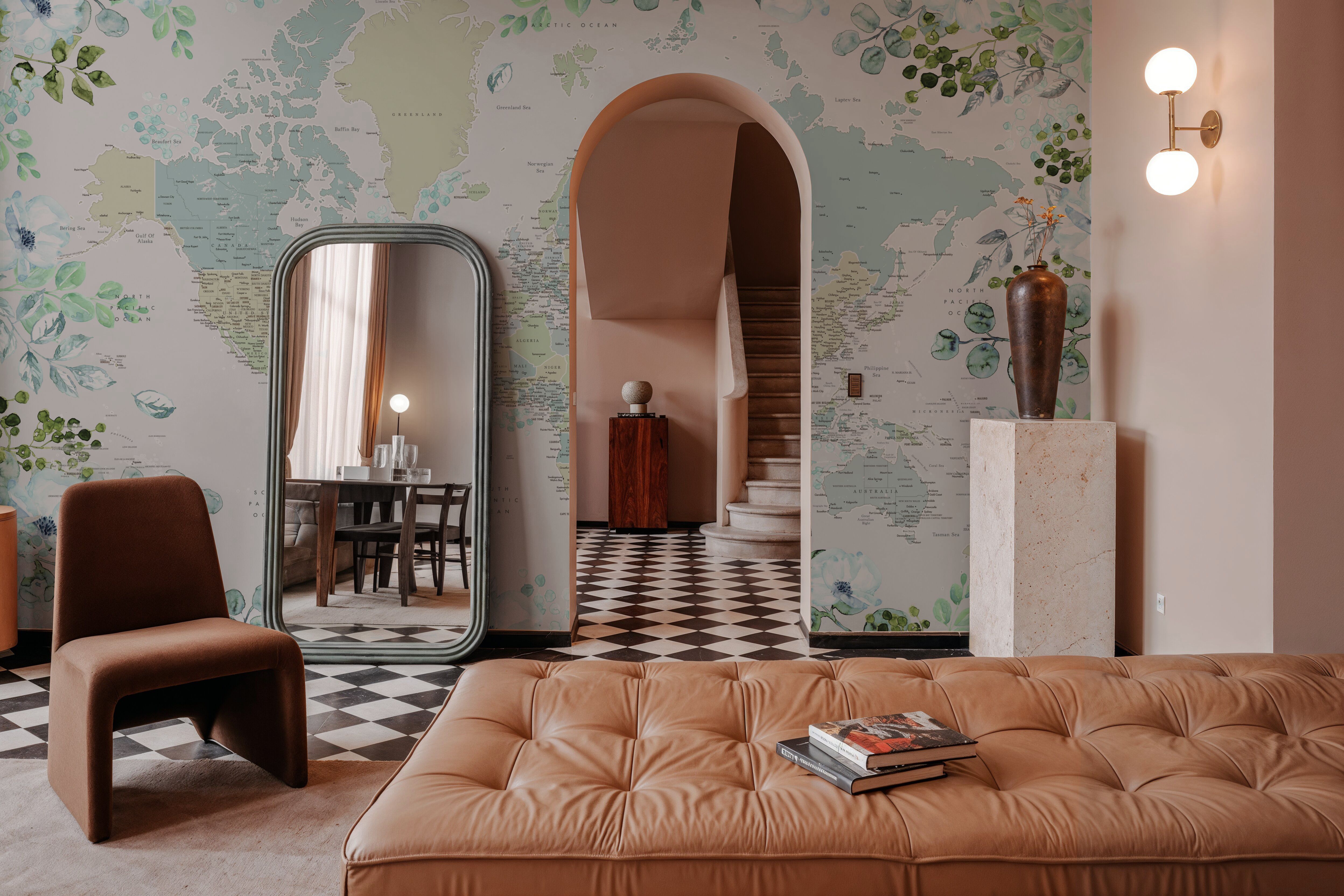 World Map Cities - Marie