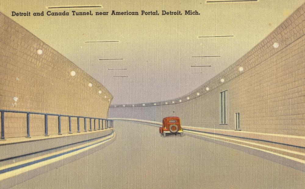 Greetings from the Tunnel - Screenprint Postcard