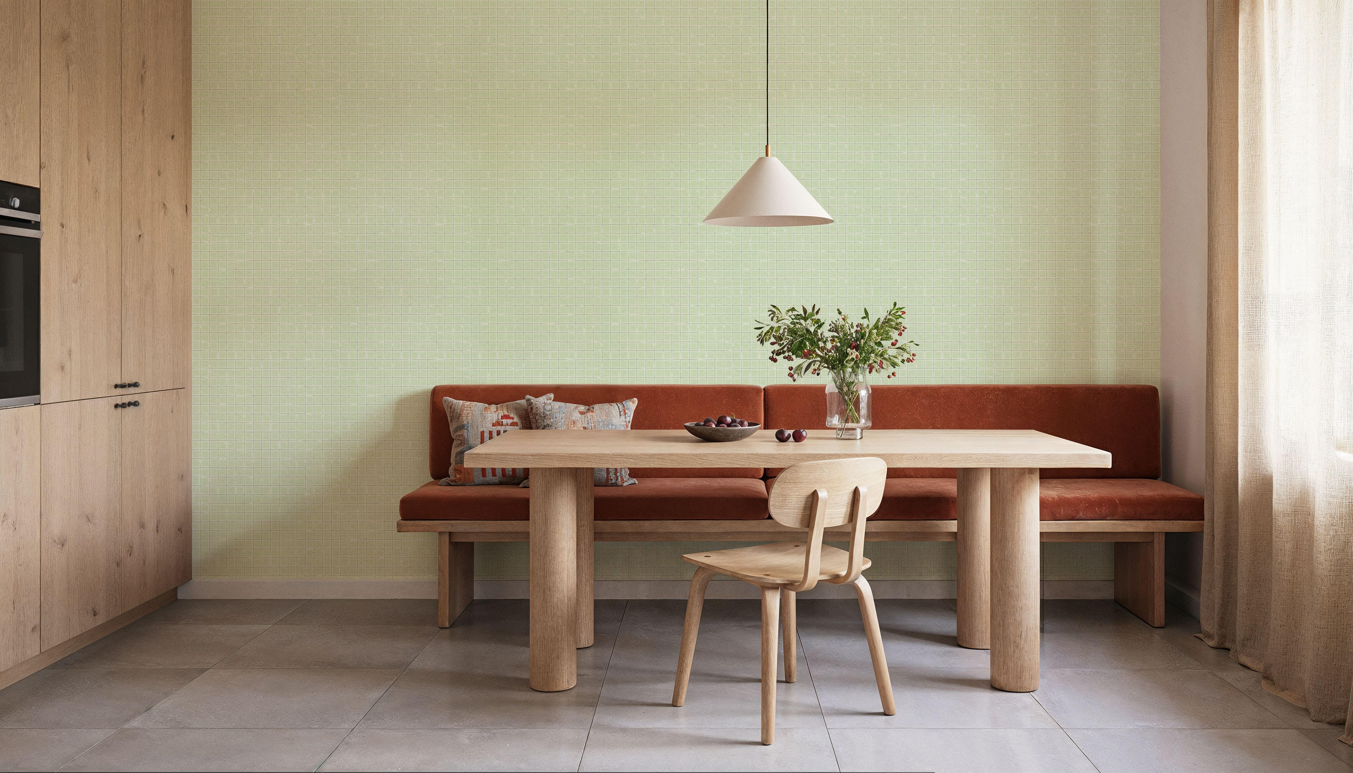 Weathered Checks, Pistachio