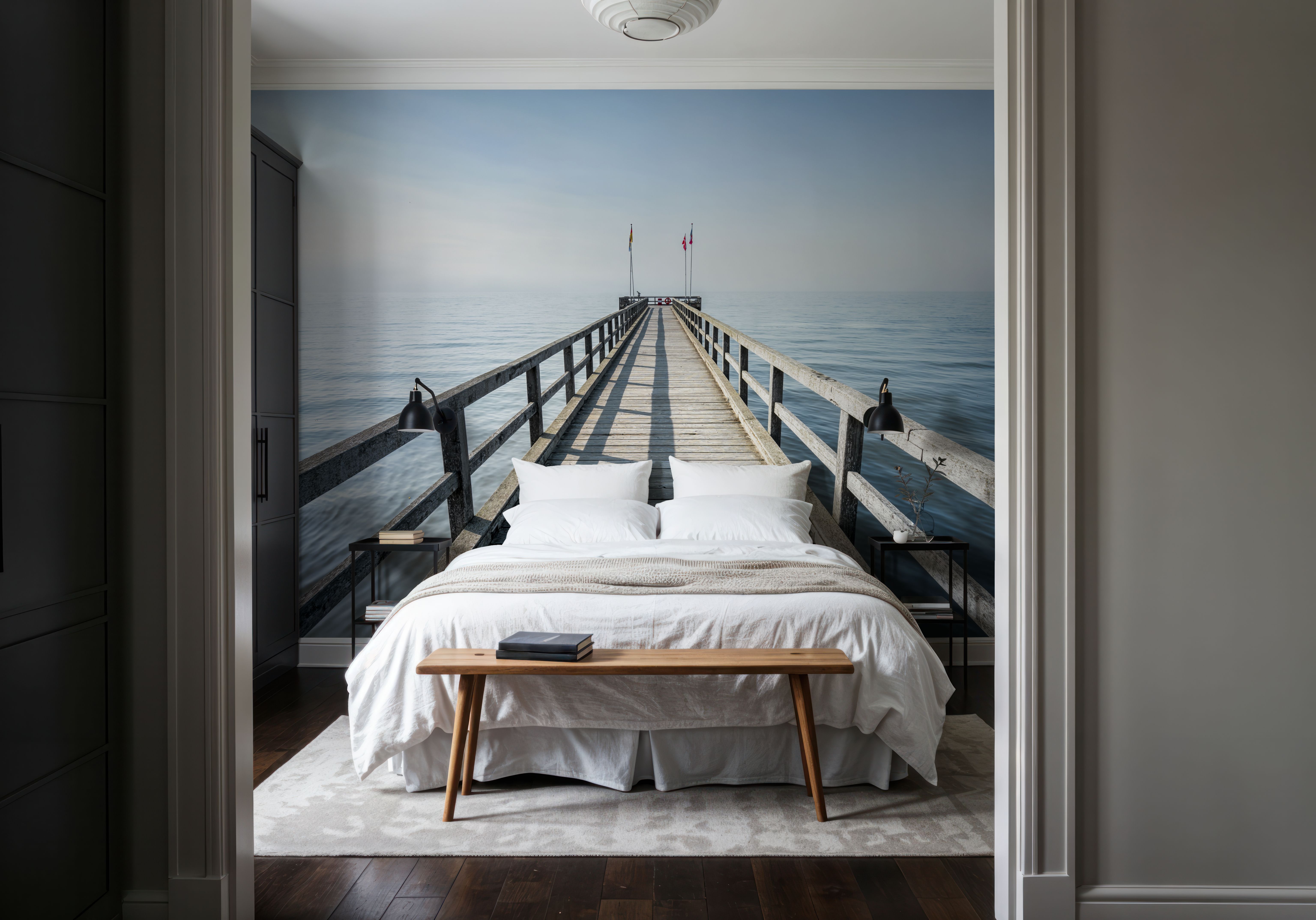 Strand Pier Blue