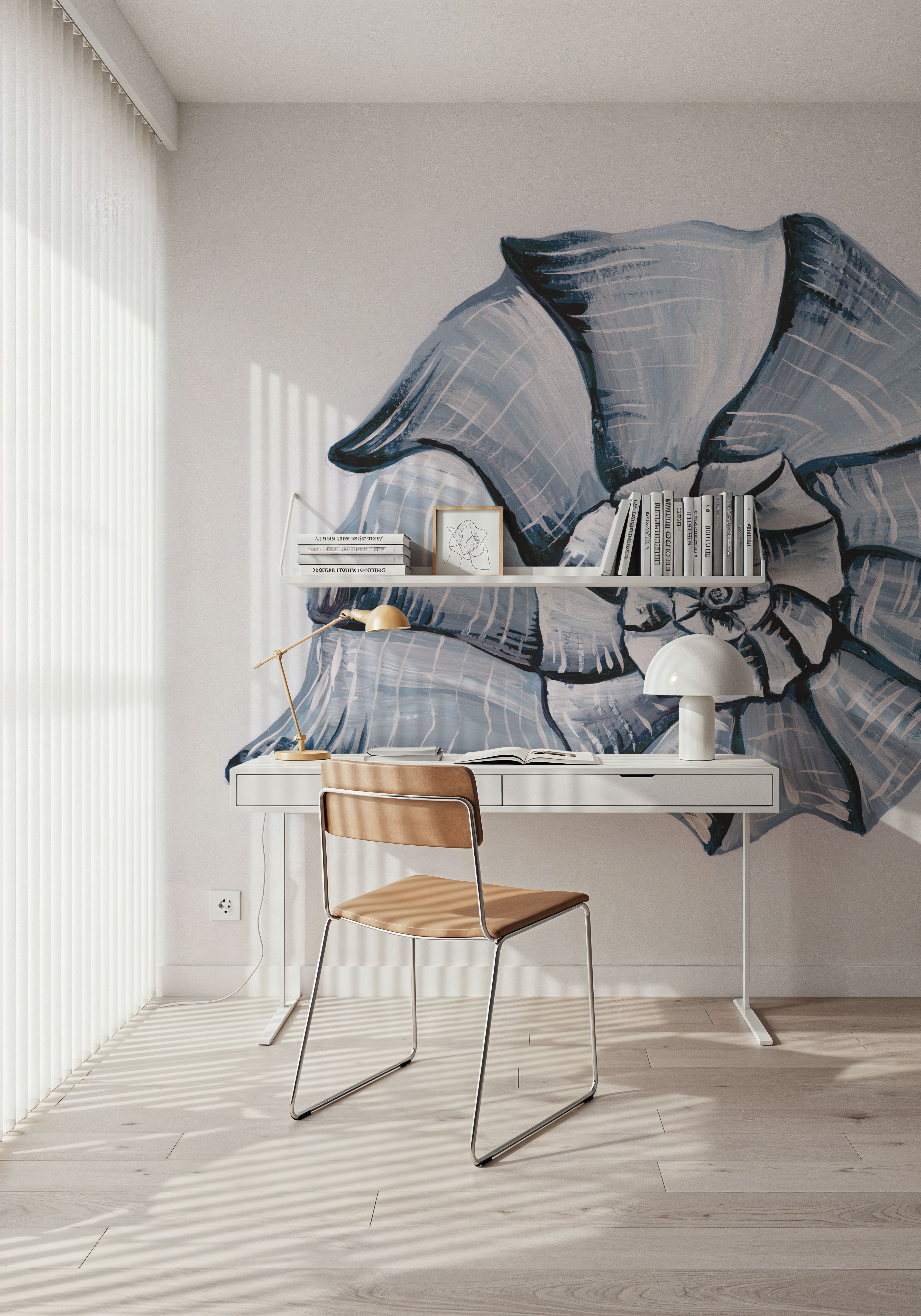 Coastal Harp Shell Navy