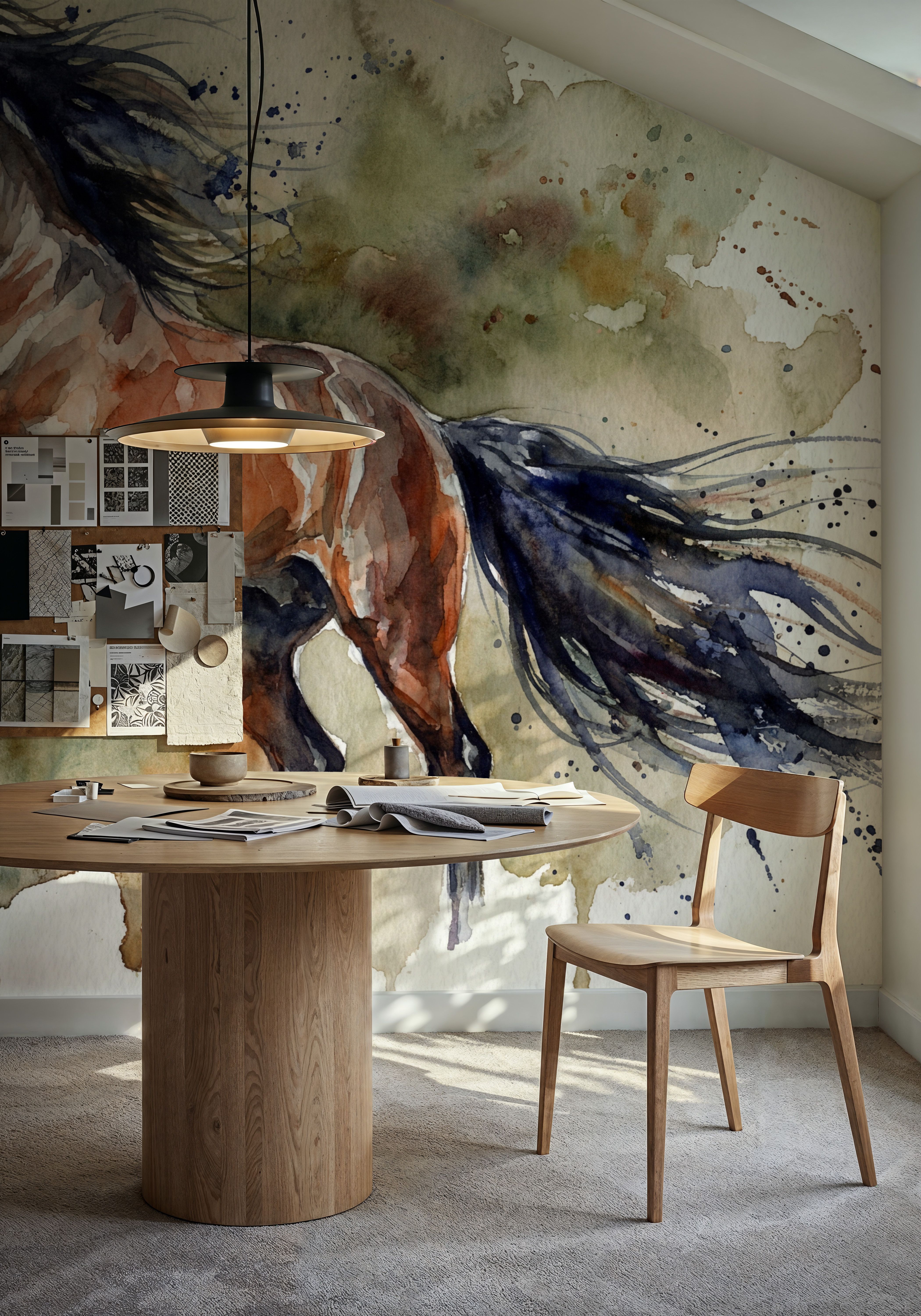 Powerful Horse - Watercolor Spirit Animals Series