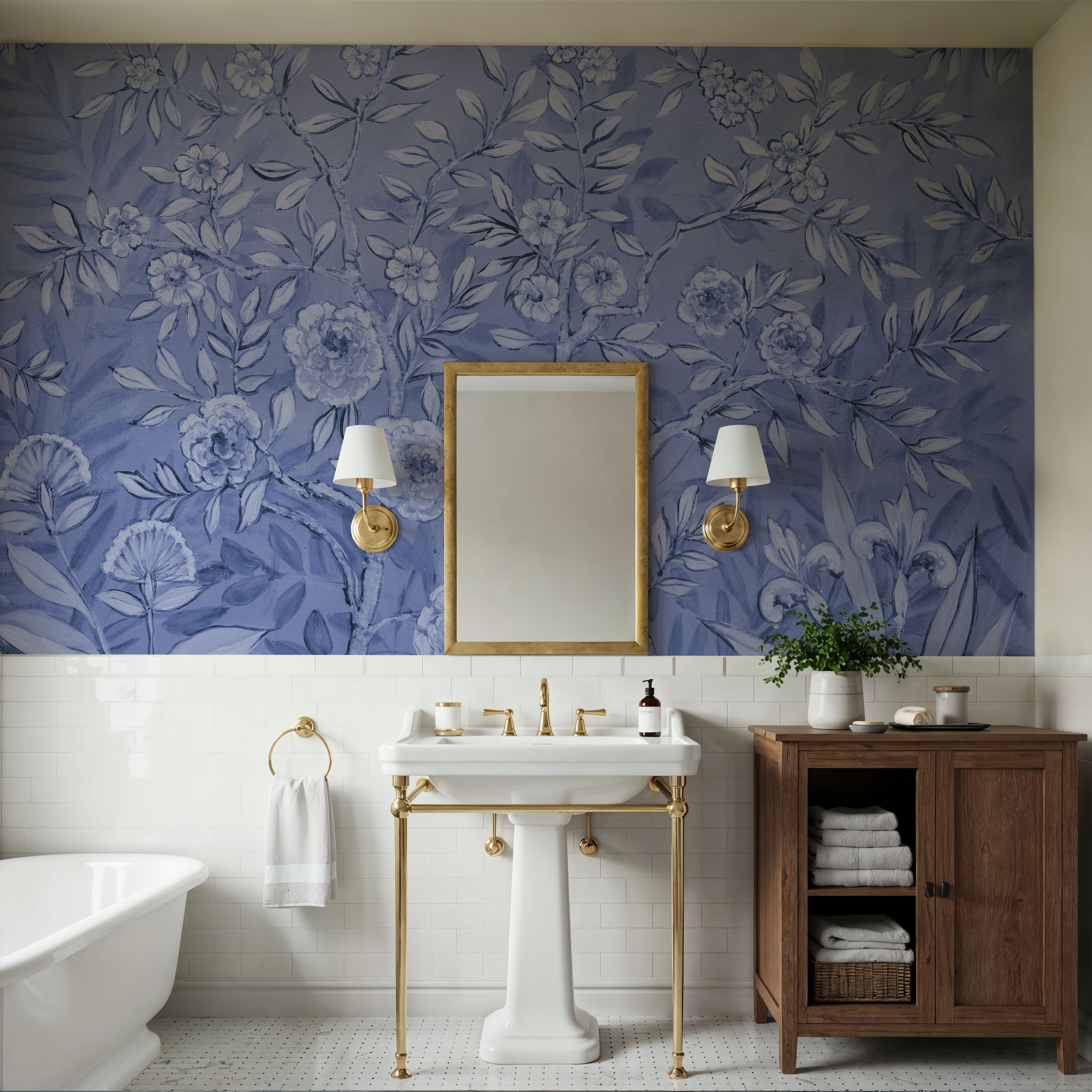 French Garden All Blue