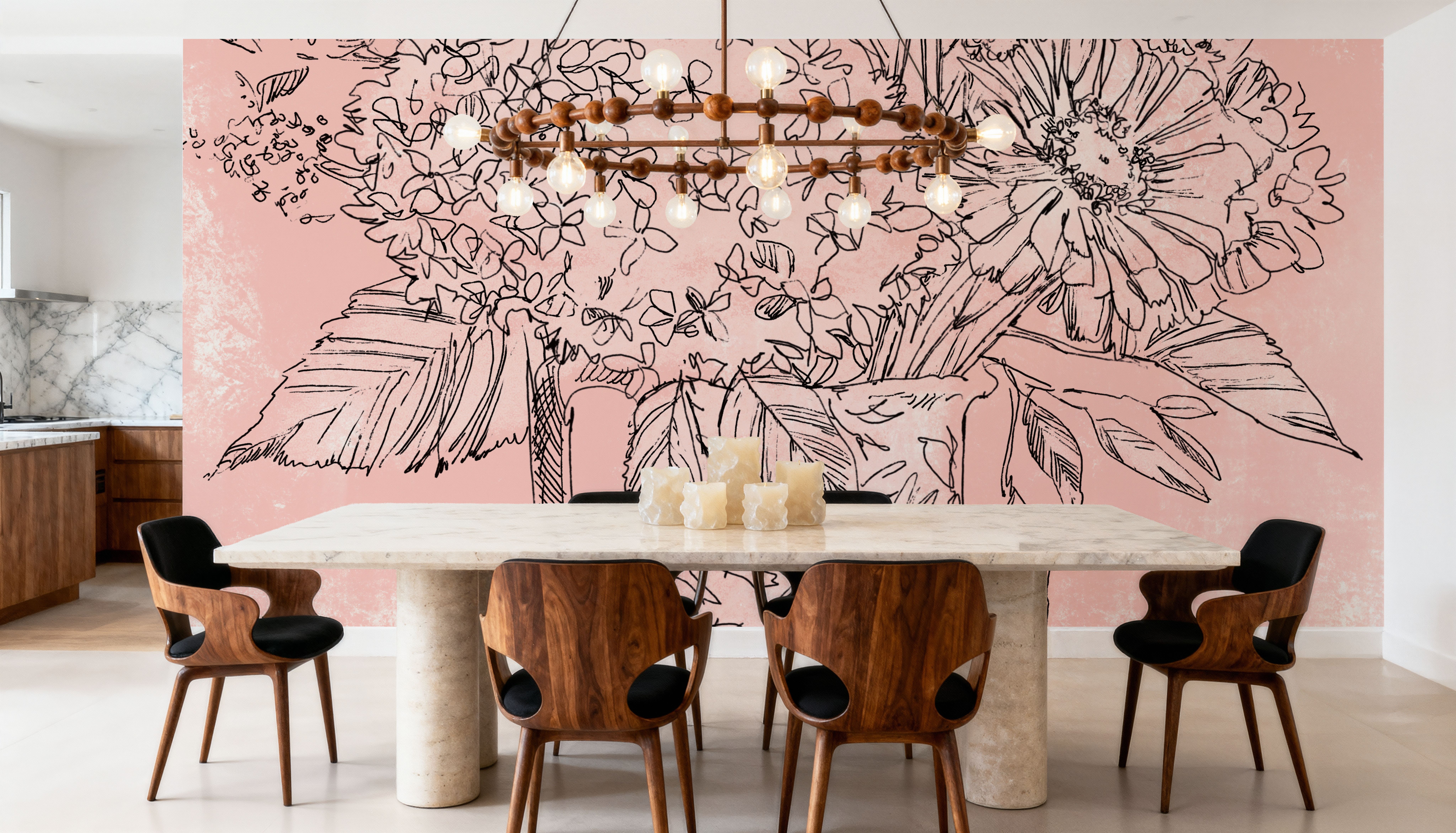 Hydrangea in Pitcher Sketch