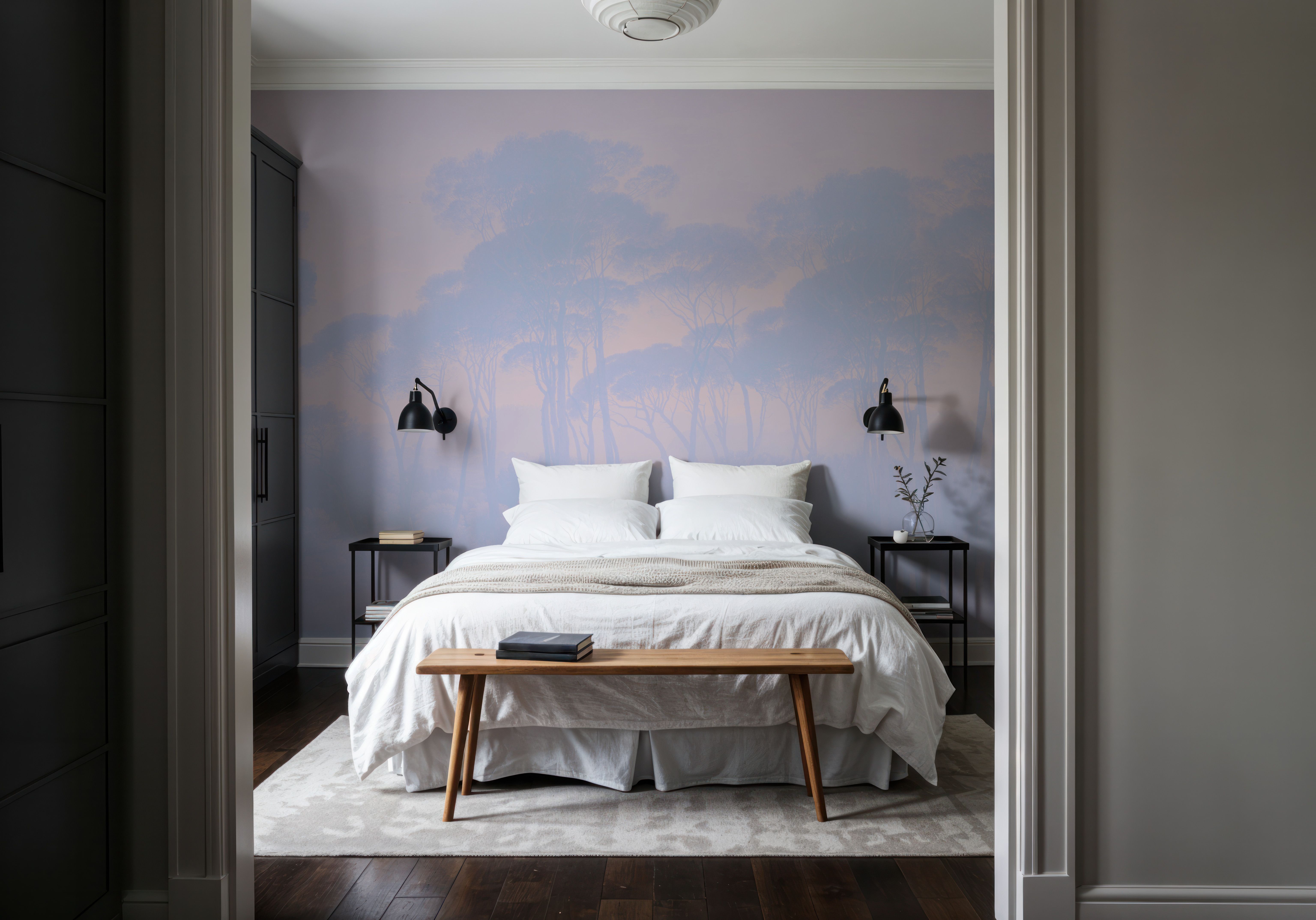Mediterranean Pine Landscape, Periwinkle