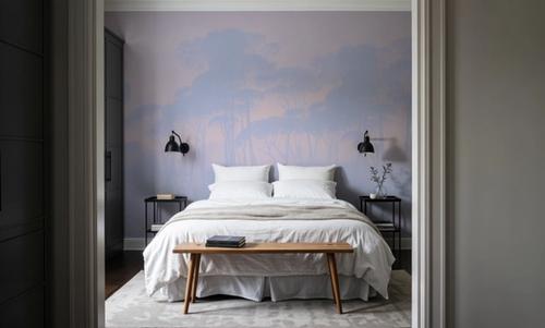 Mediterranean Pine Landscape, Periwinkle