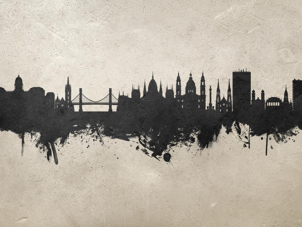 Budapest Skyline Concrete