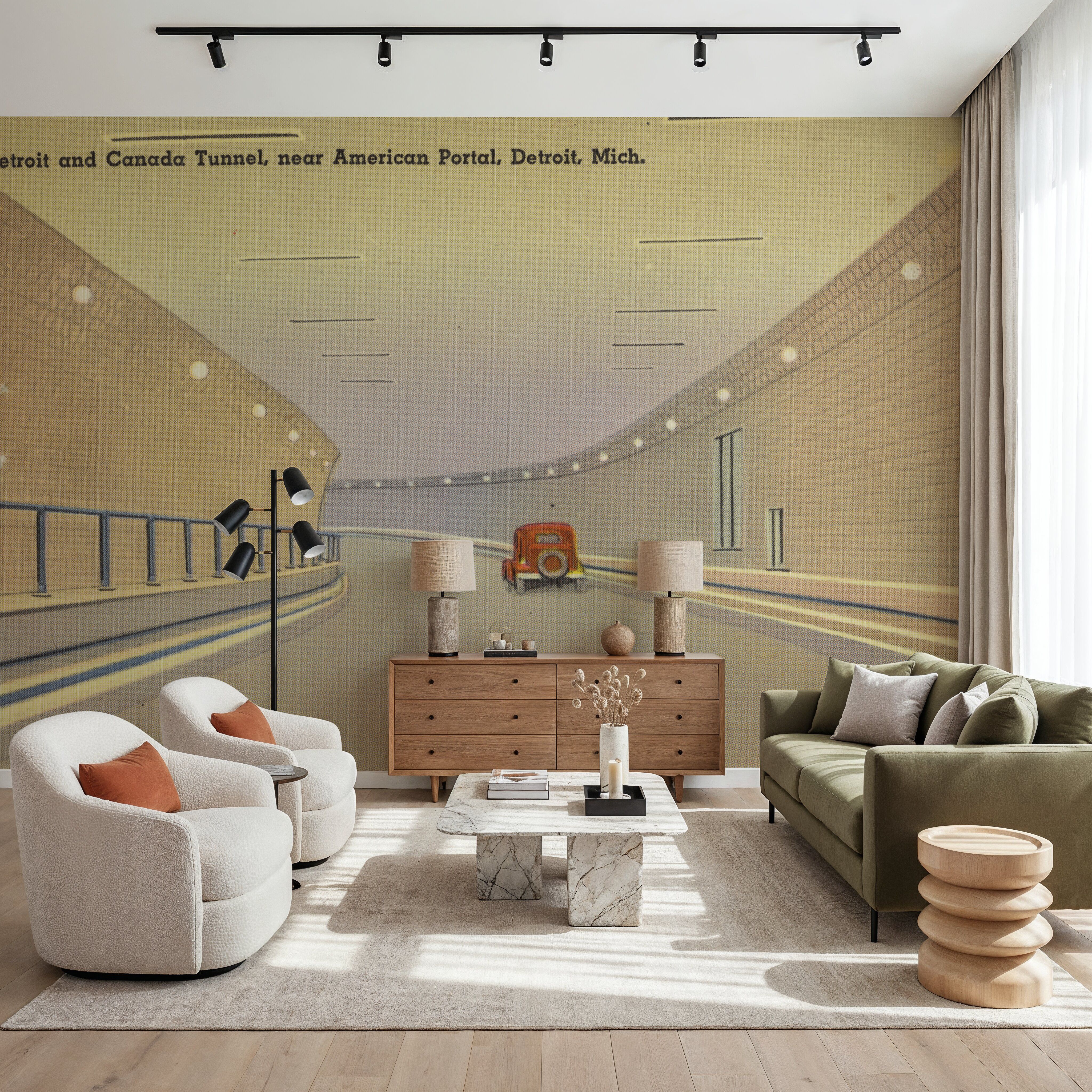 Greetings from the Tunnel - Screenprint Postcard