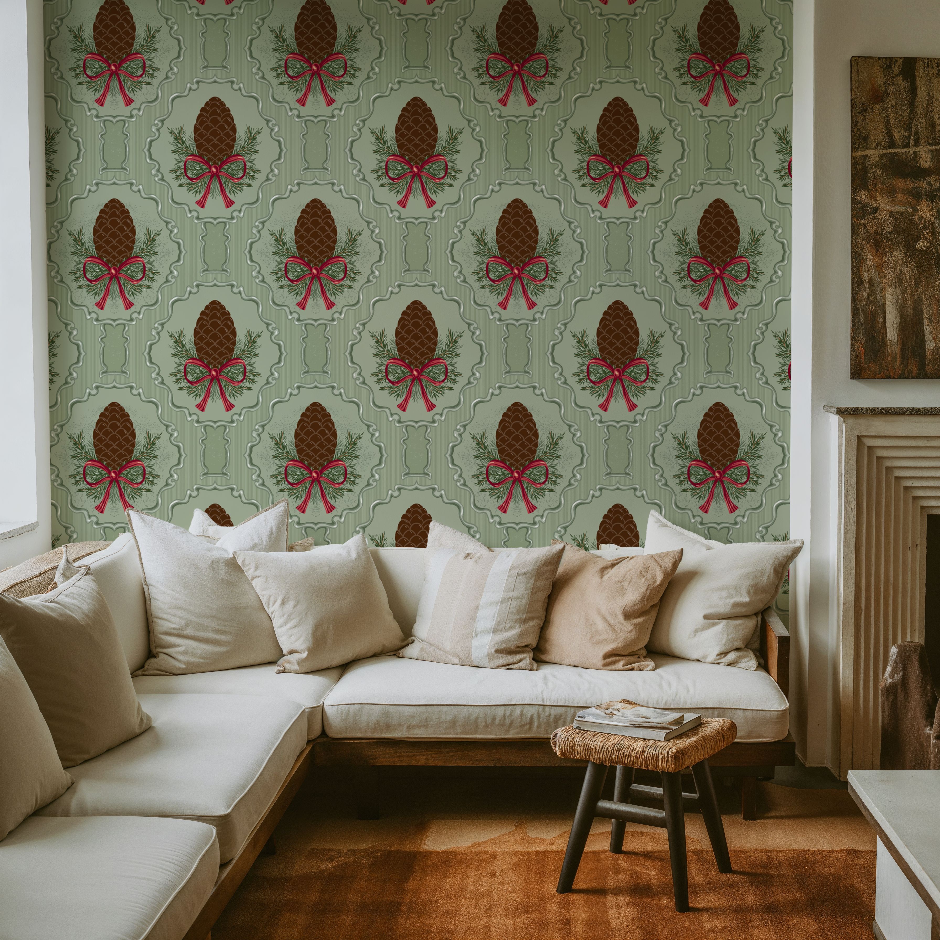 Pine Cone & Ornate Rackets, Mint