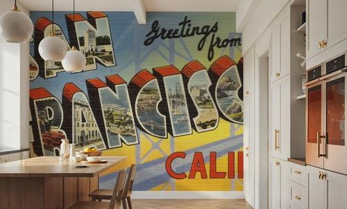 Greetings from San Francisco - Screenprint Postcard